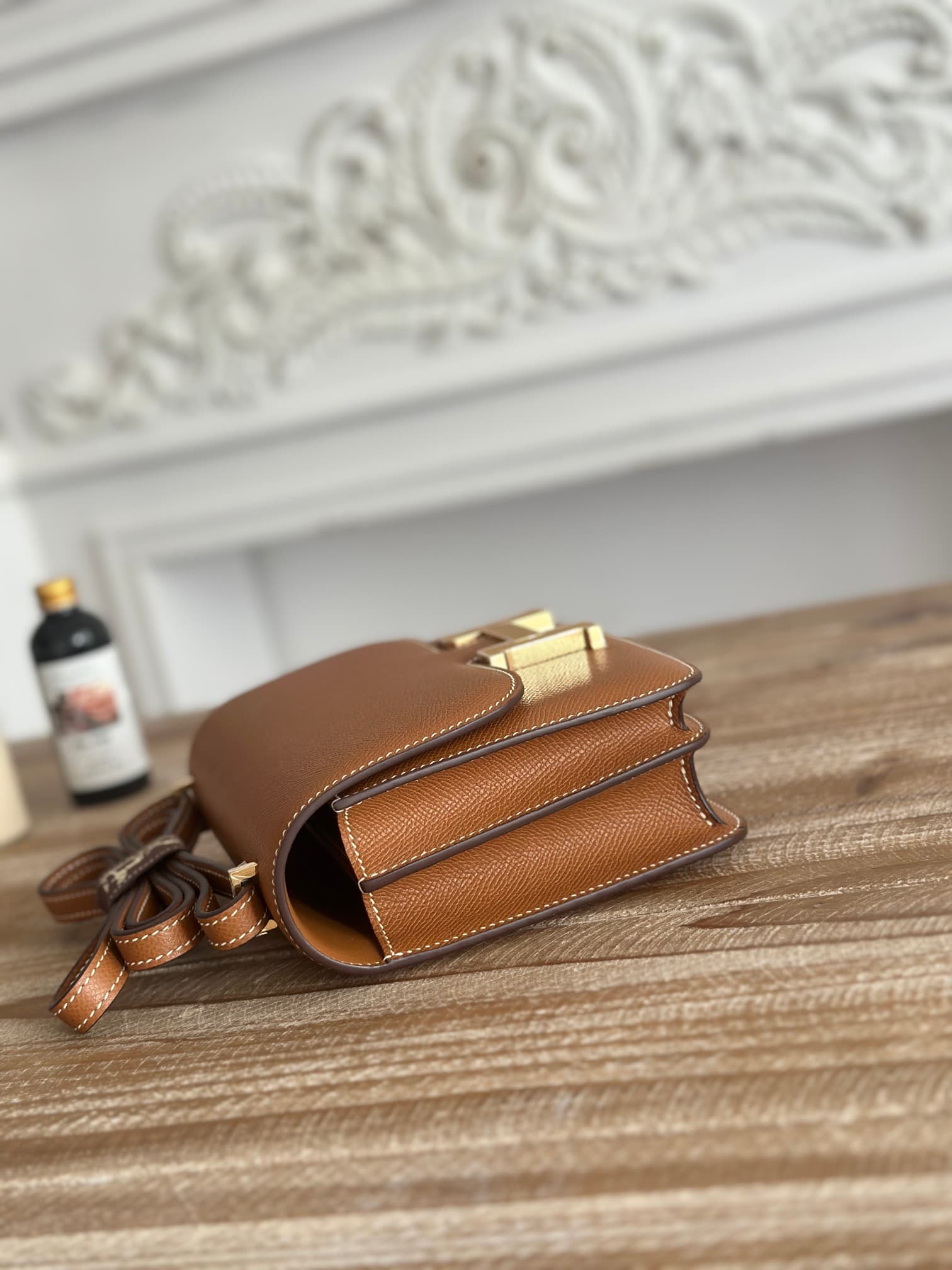 Hermes Mini Constance 18cm Epsom Bag WAX Gold High