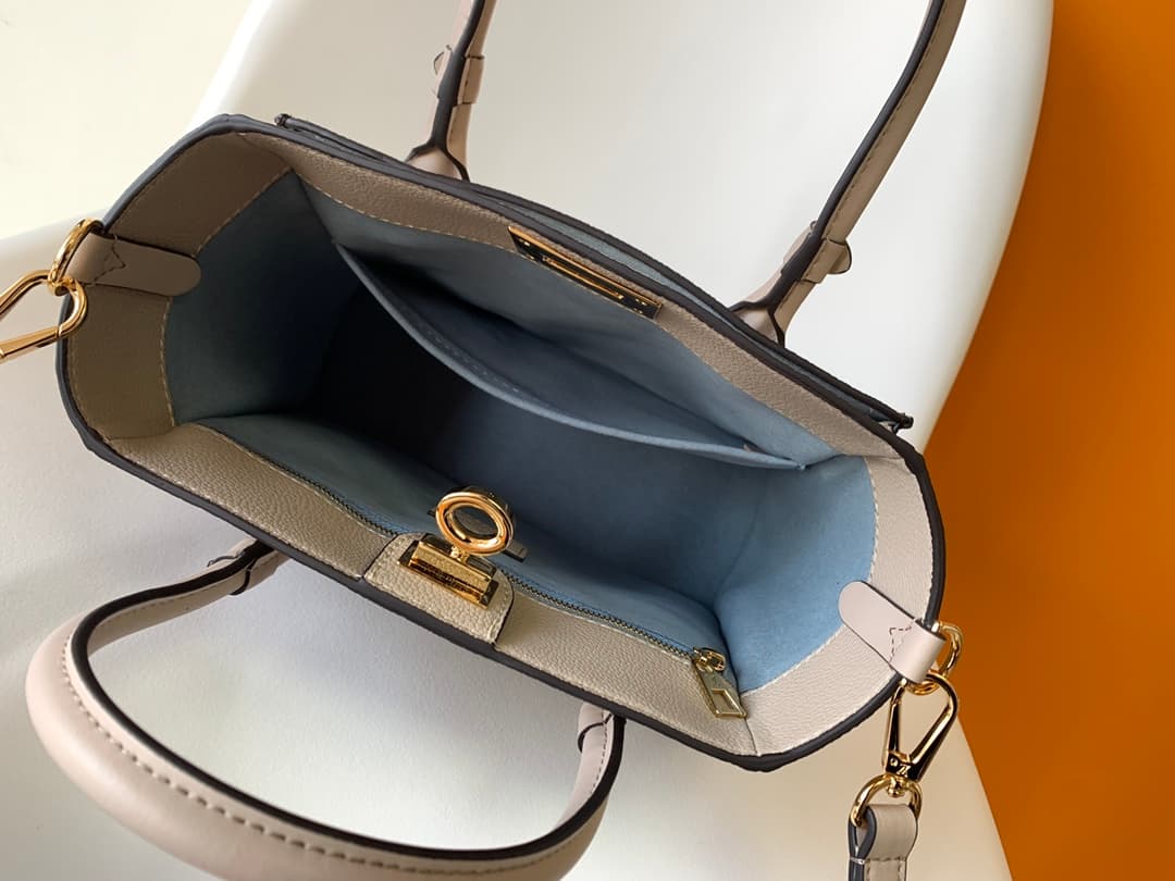 Louis Vuitton On My Side PM Greige Monogram coated canvas and calf leather M57729 High