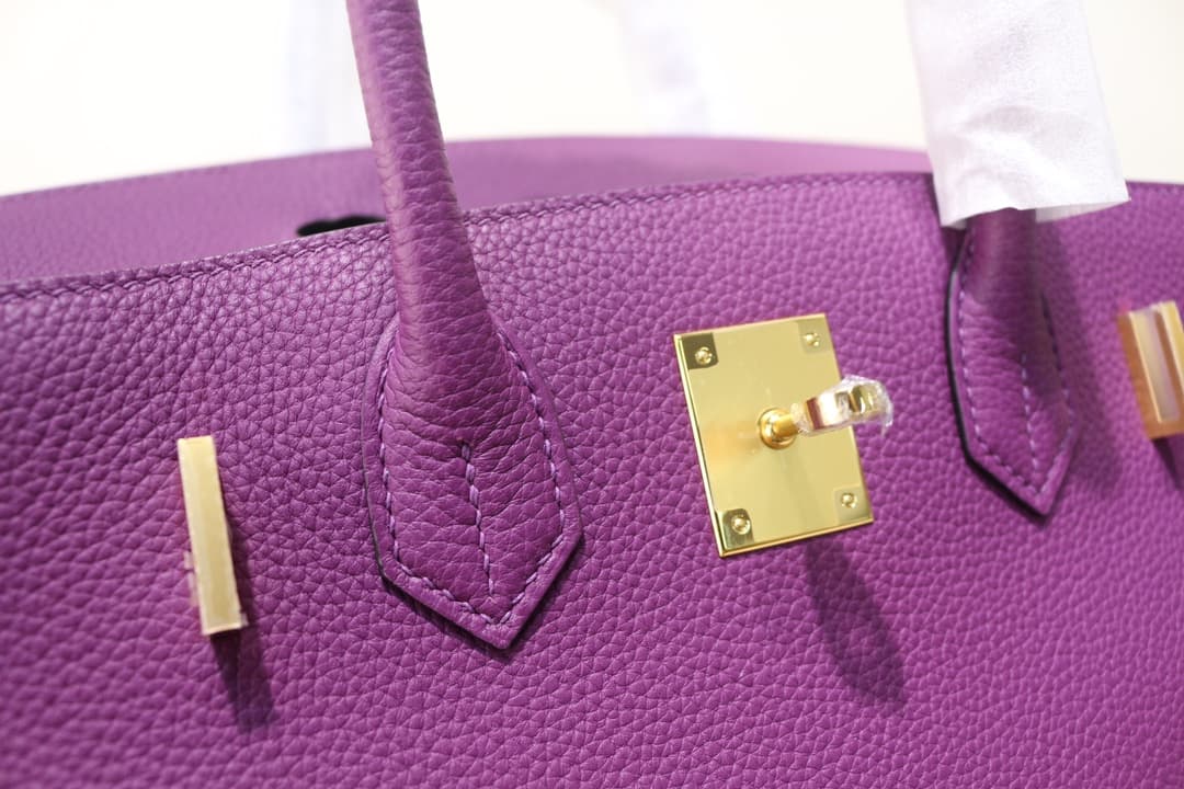 Hermes Birkin 25/30/35cm Bag Togo Leather In Anemone WAX High