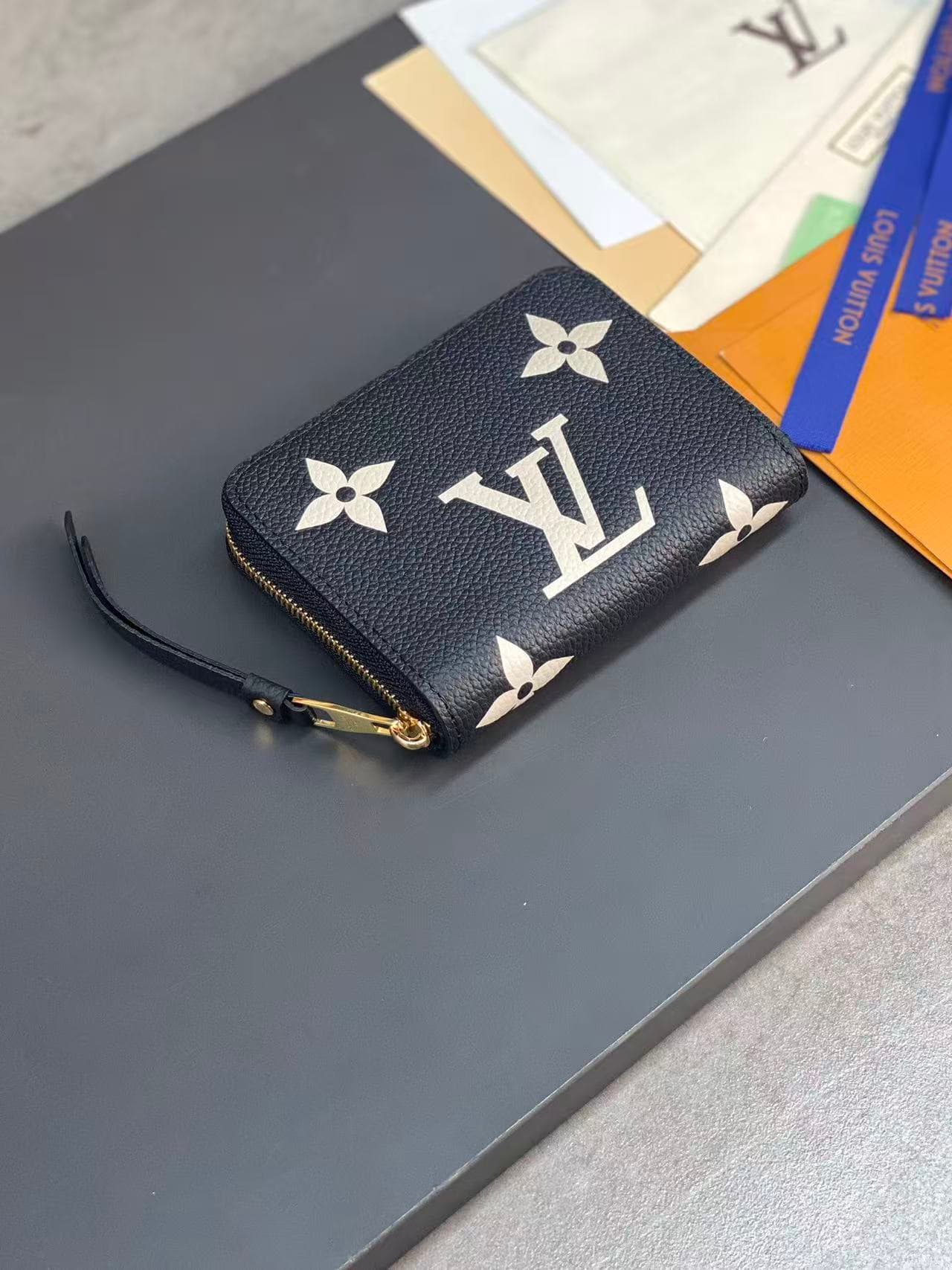 Louis Vuitton ZIPPY COIN PURSE Monogram Empreinte M69797 Black High