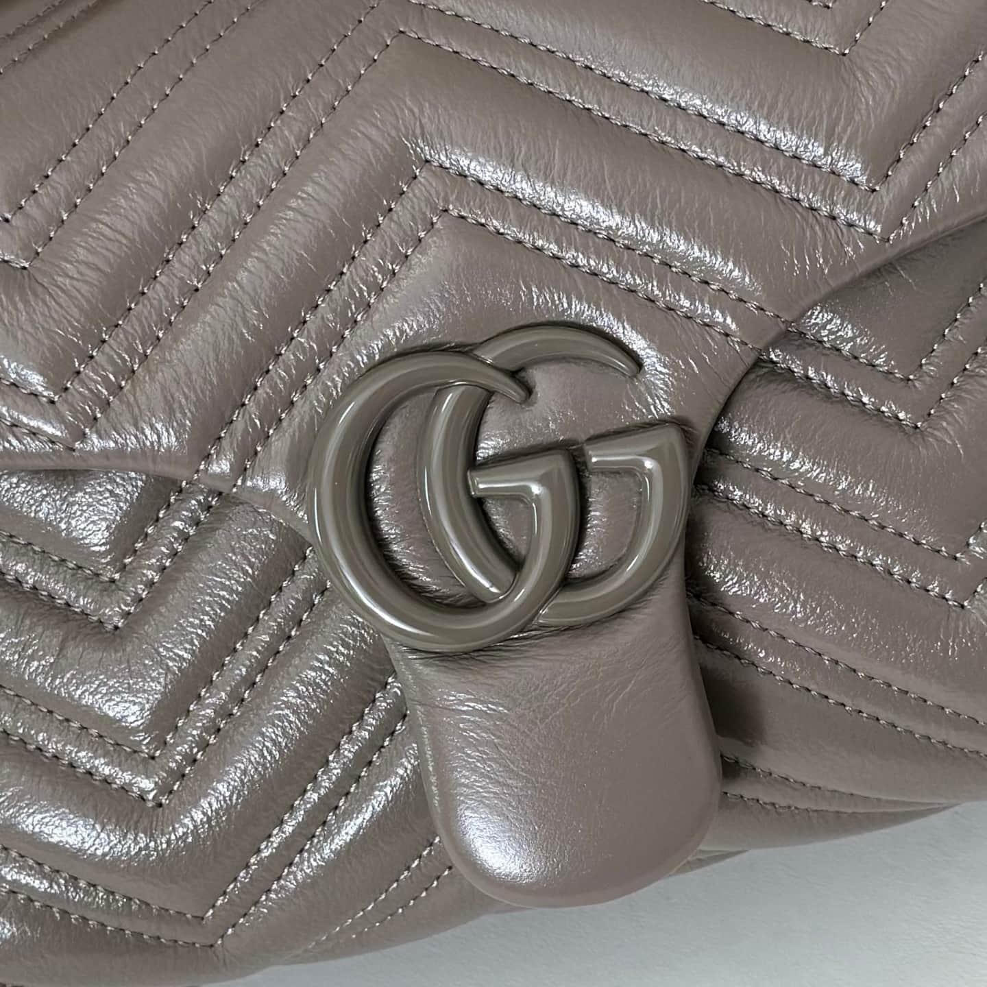 Gucci GG Marmont Small Shoulder Bag 855371 Grey High