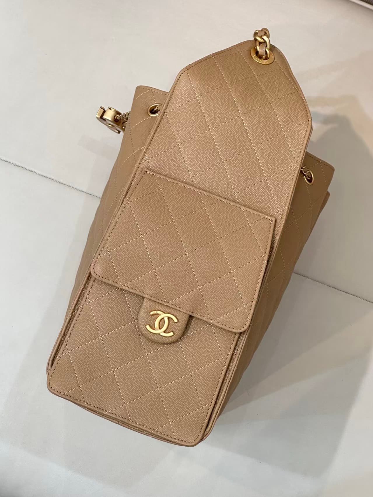 Chanel 25 Medium Hobo handbag AS5311 Grained Calfskin & Gold-tone Metal TOP