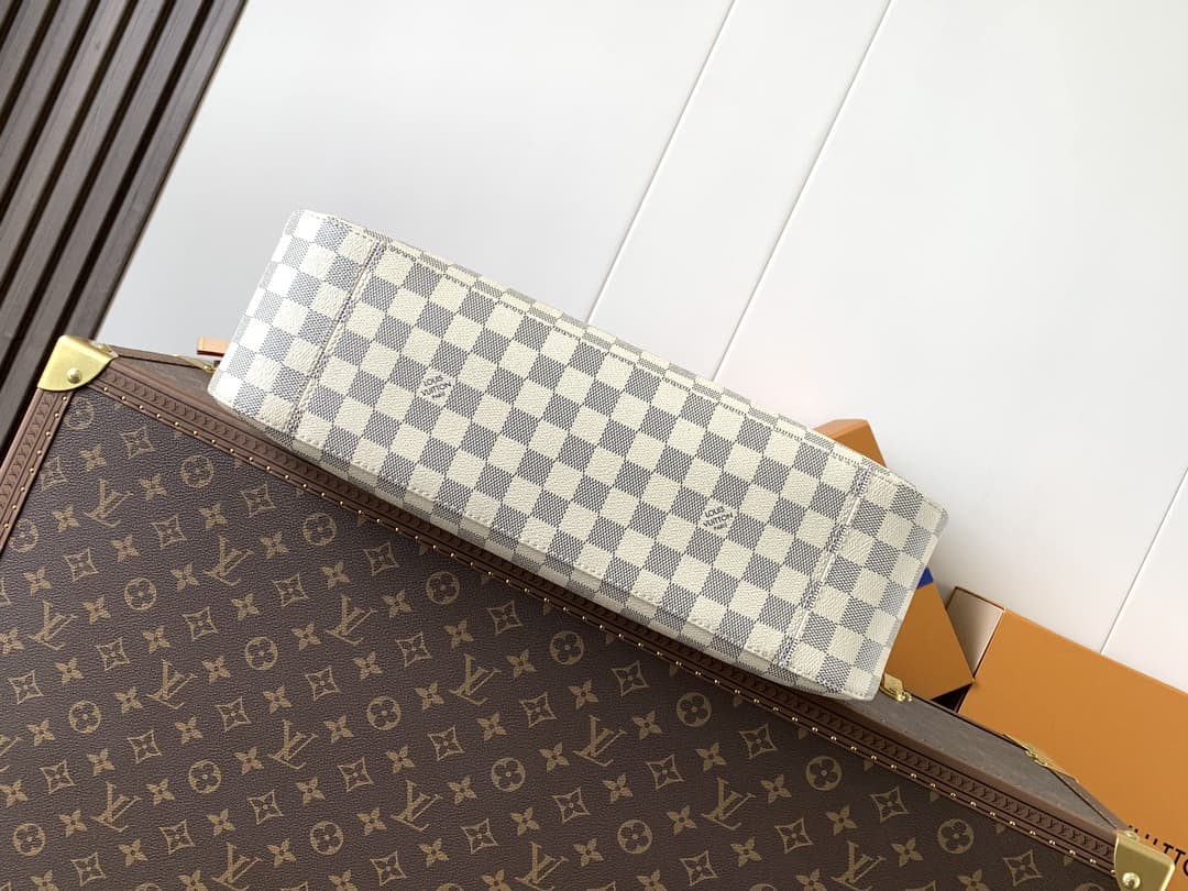 Louis Vuitton Slouchy MM Damier Azur Coated canvas N00126 High