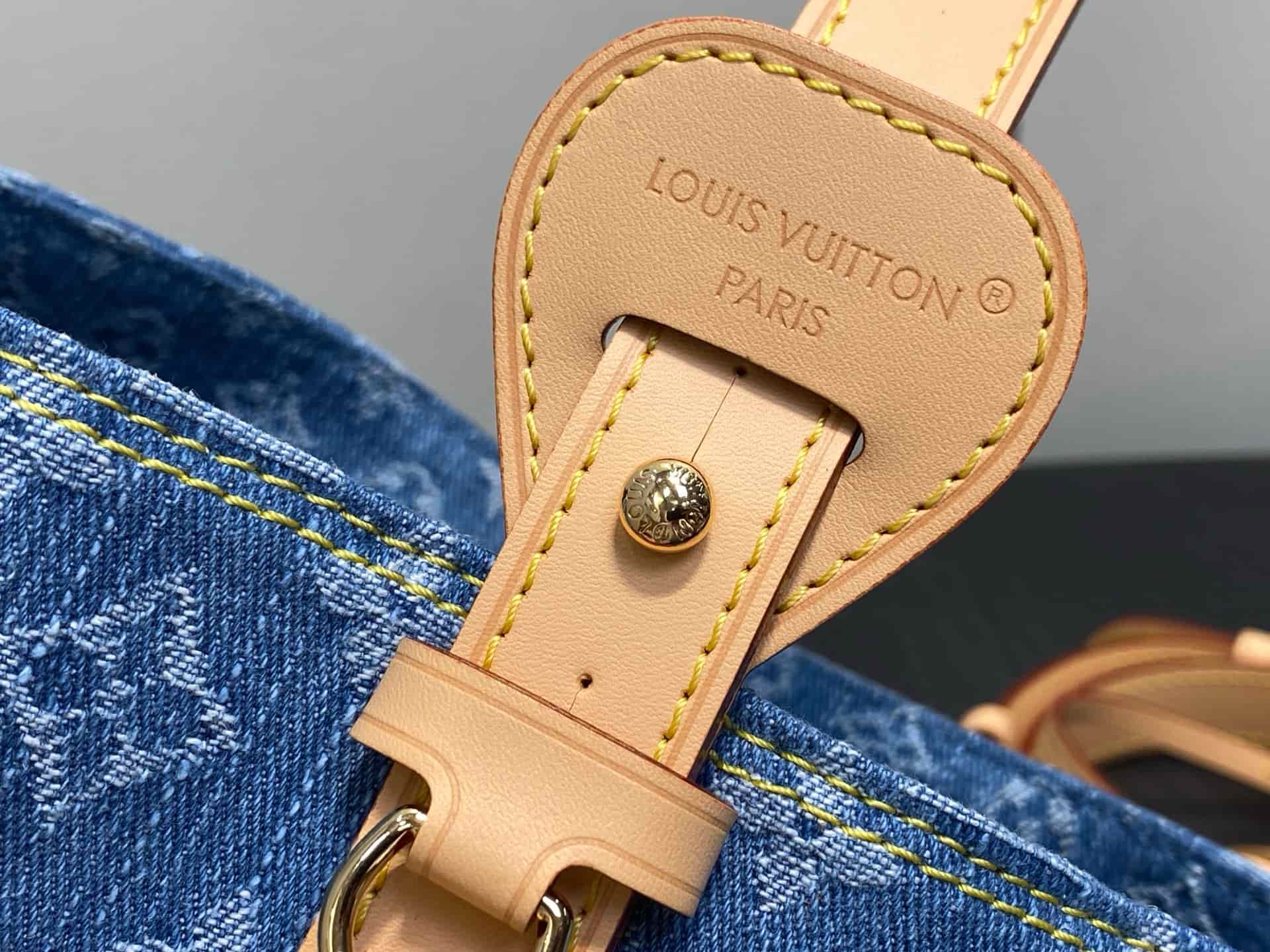 Louis Vuitton All In BB Monogram Blue Denim M28107 High