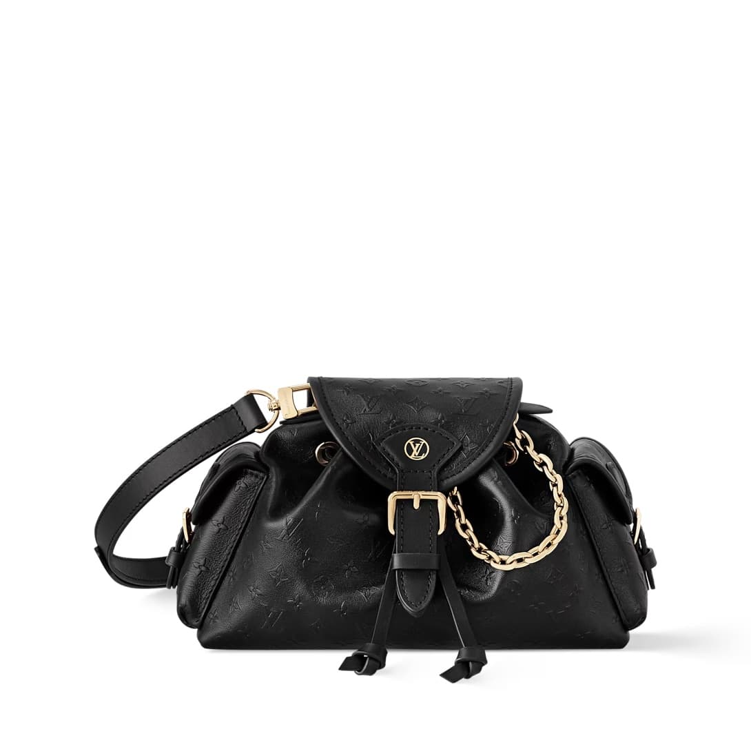 Louis Vuitton Odyssée Black Calfskin leather M25554 TOP