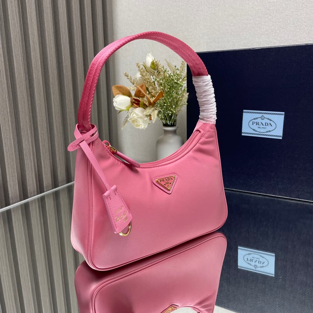 Prada Re-Nylon Re-Edition 2000 mini-bag Pink Recycled Polyamide 1NE515 High