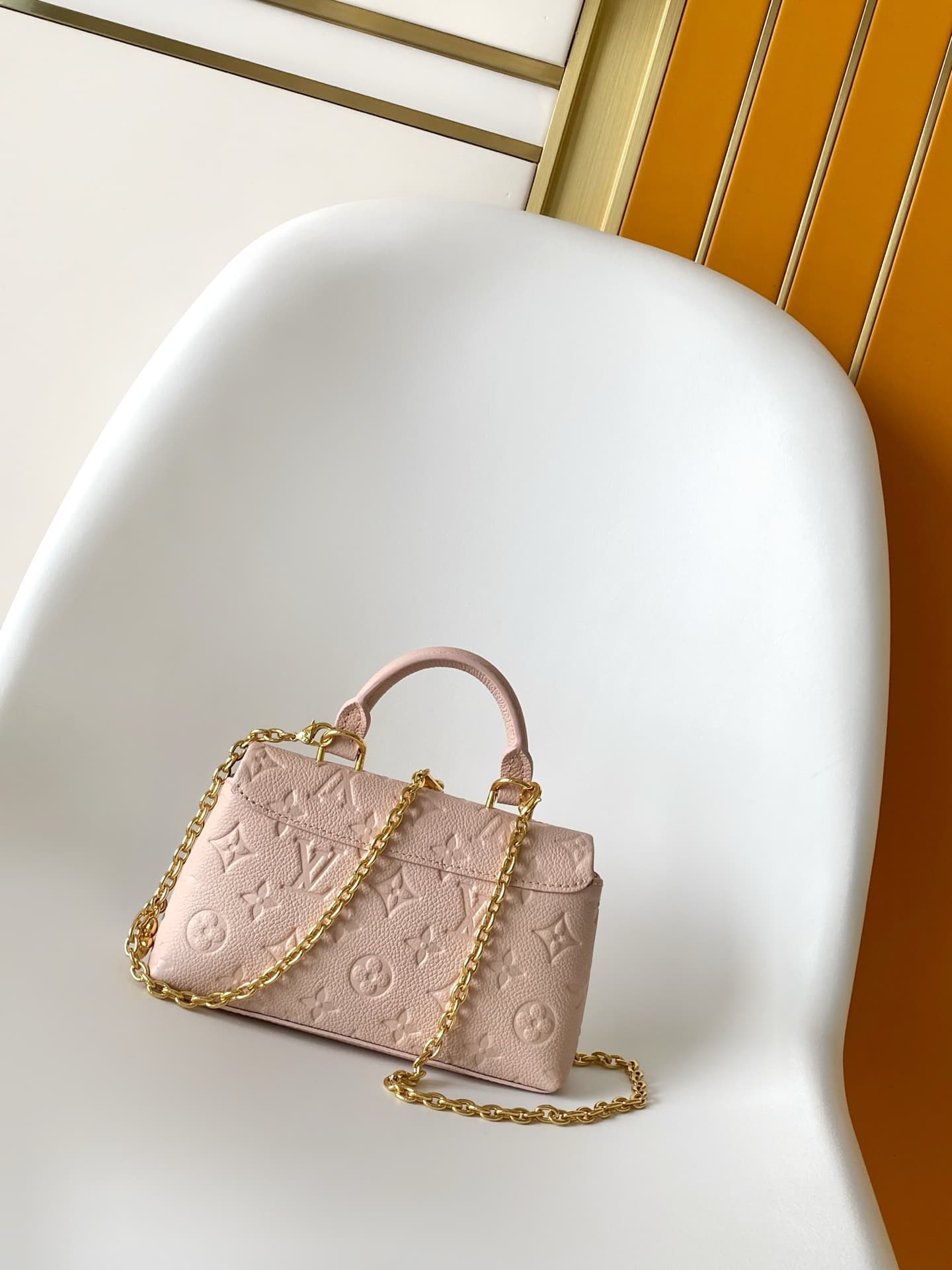 Louis Vuitton Nano Madeleine Snowy Pearl Cowhide leather M27043 High