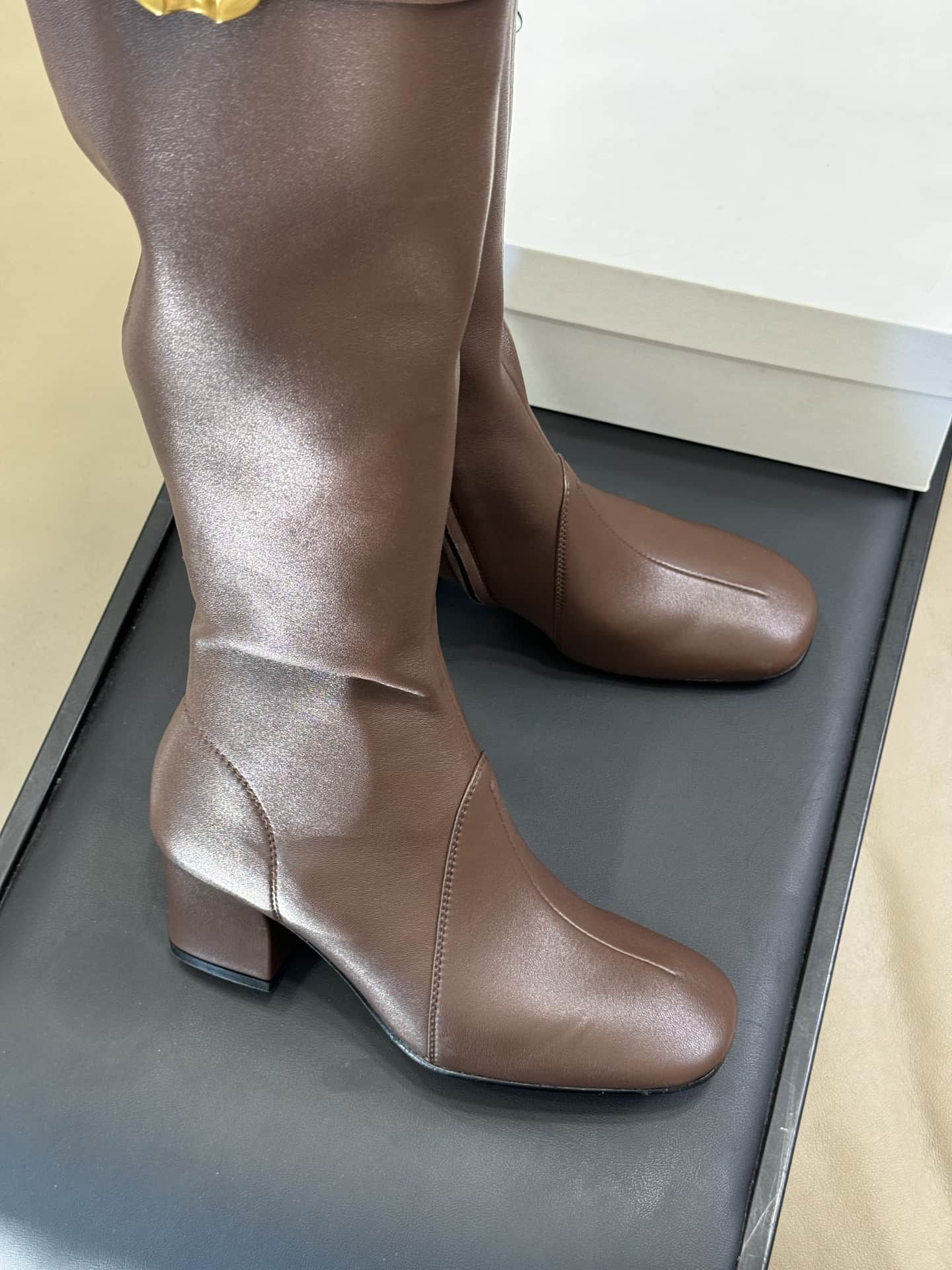 Miu Miu Nappa Leather Boots Shoes Women