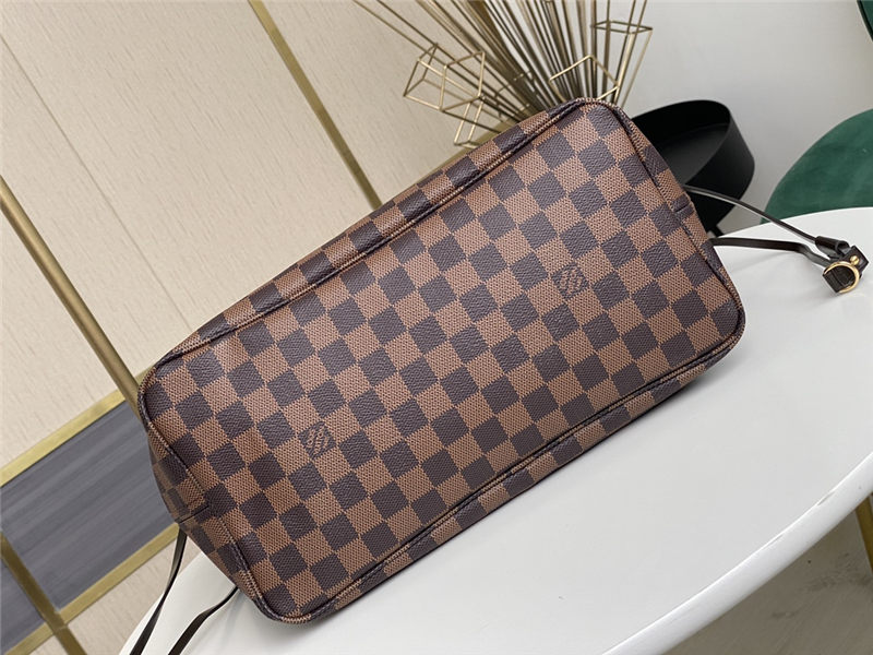 Louis Vuitton Neverfull MM Bag Damier Ebene N41603 High