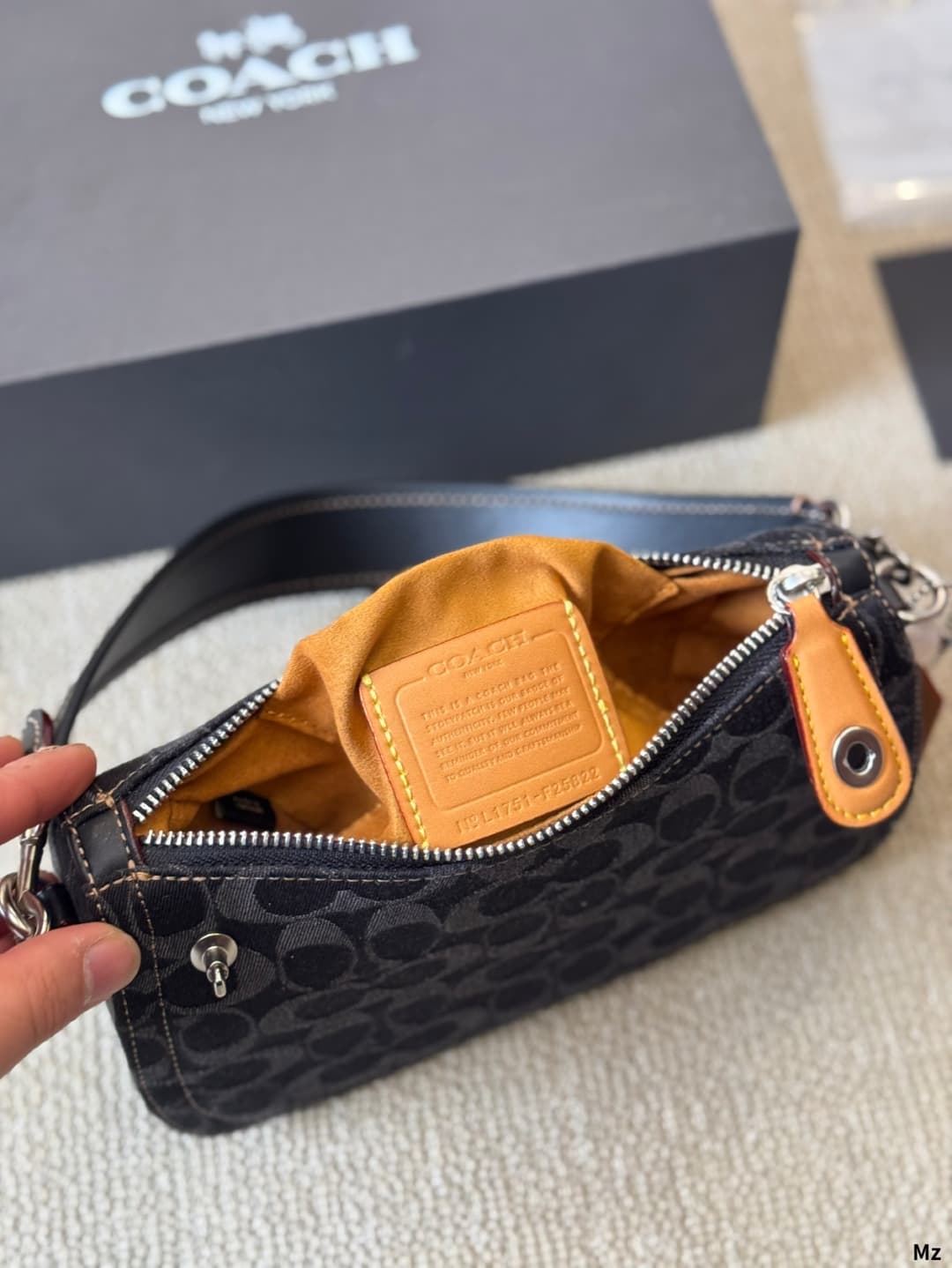 Coach Swinger In Signature Denim
