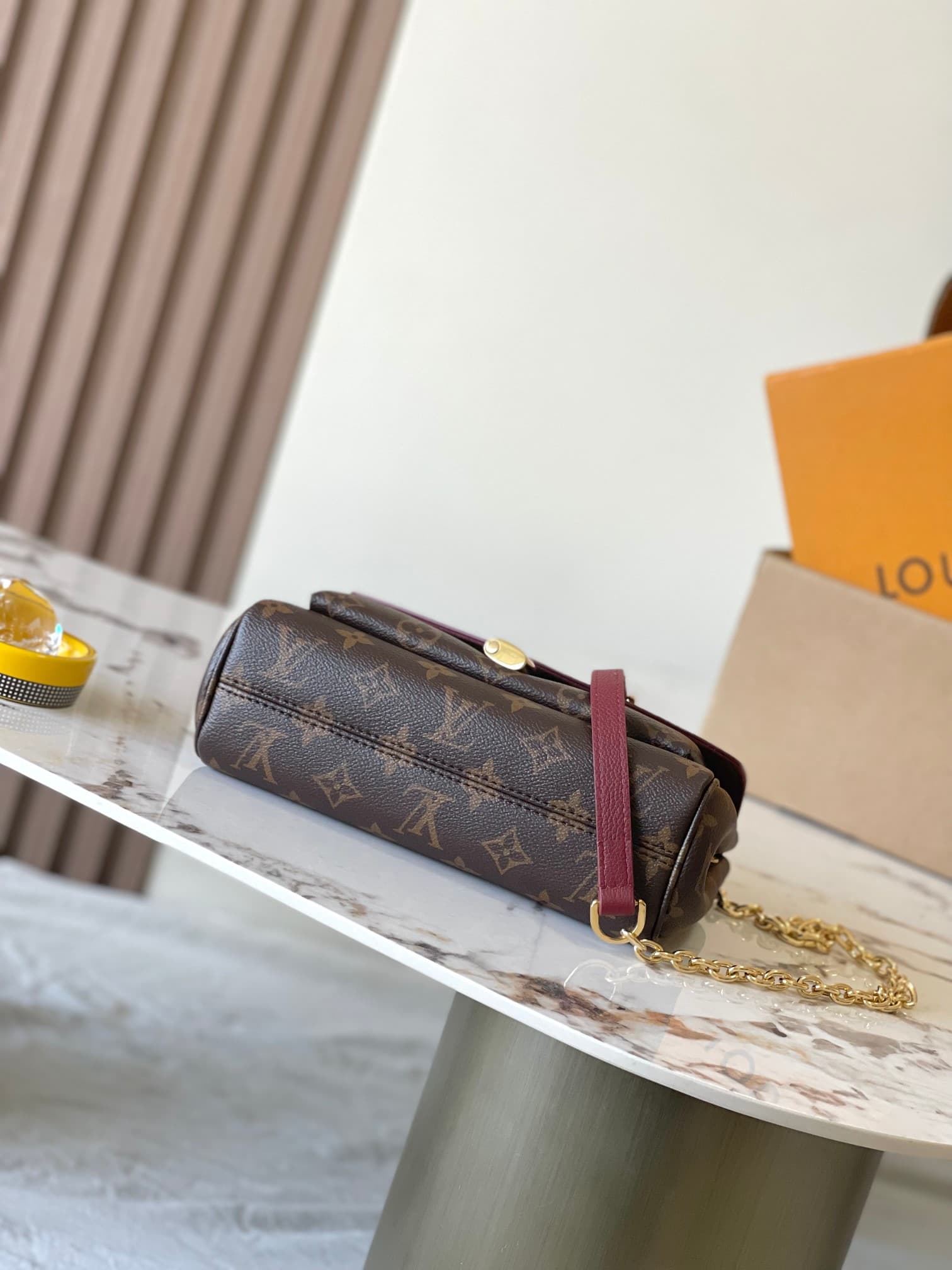 Louis Vuitton Saint Germain BB Monogram/Wine Leather and coated canvas M27067 TOP