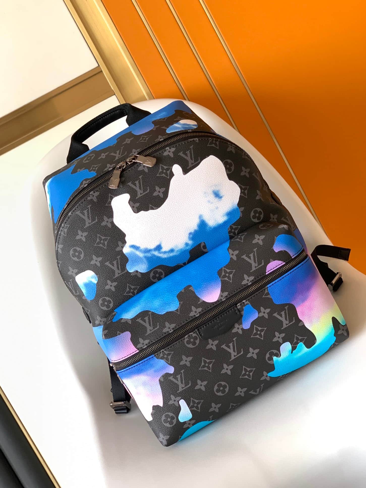 Louis Vuitton Sunset Monogram Eclipse Discovery Backpack M21429 High