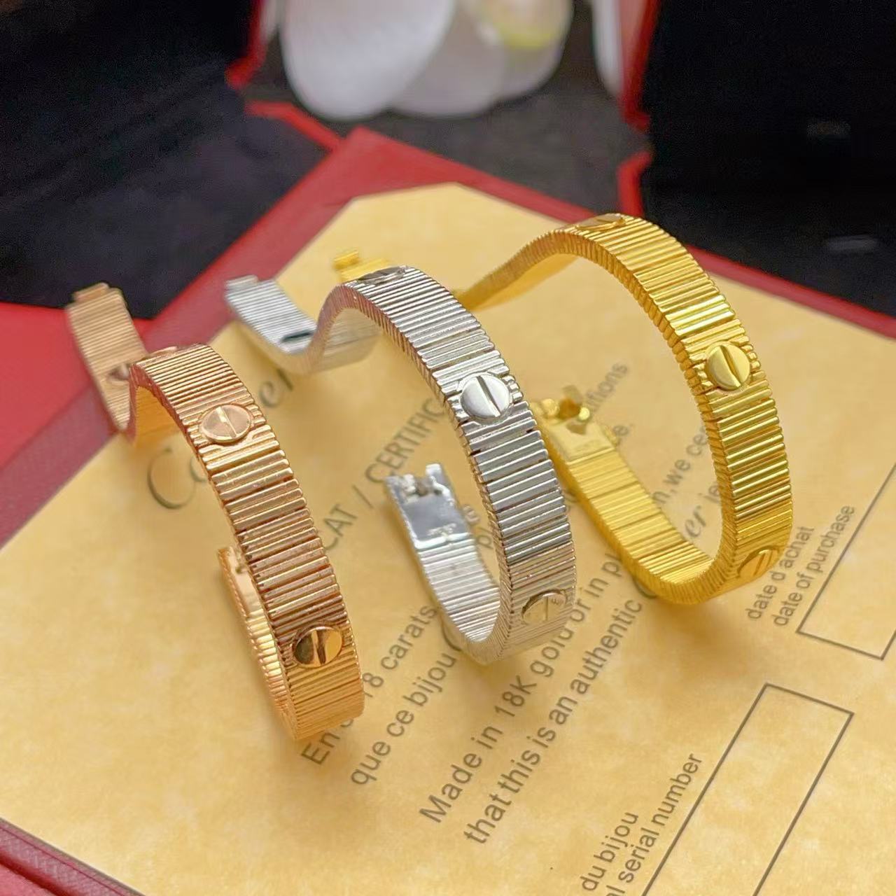 Cartier Love luxury Bracelet brass High