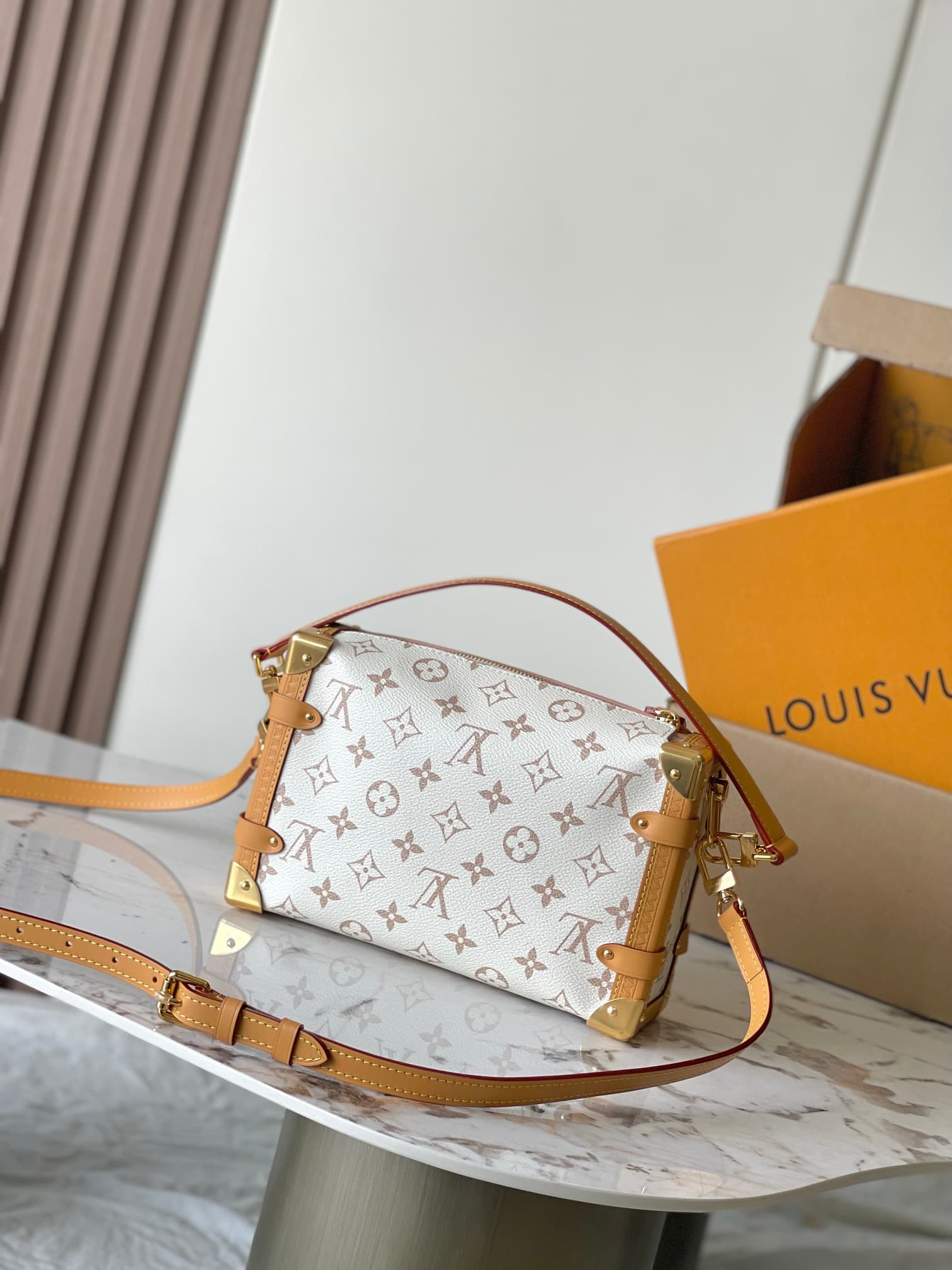 Louis Vuitton Side Trunk MM Monogram Dune coated canvas M26287 TOP