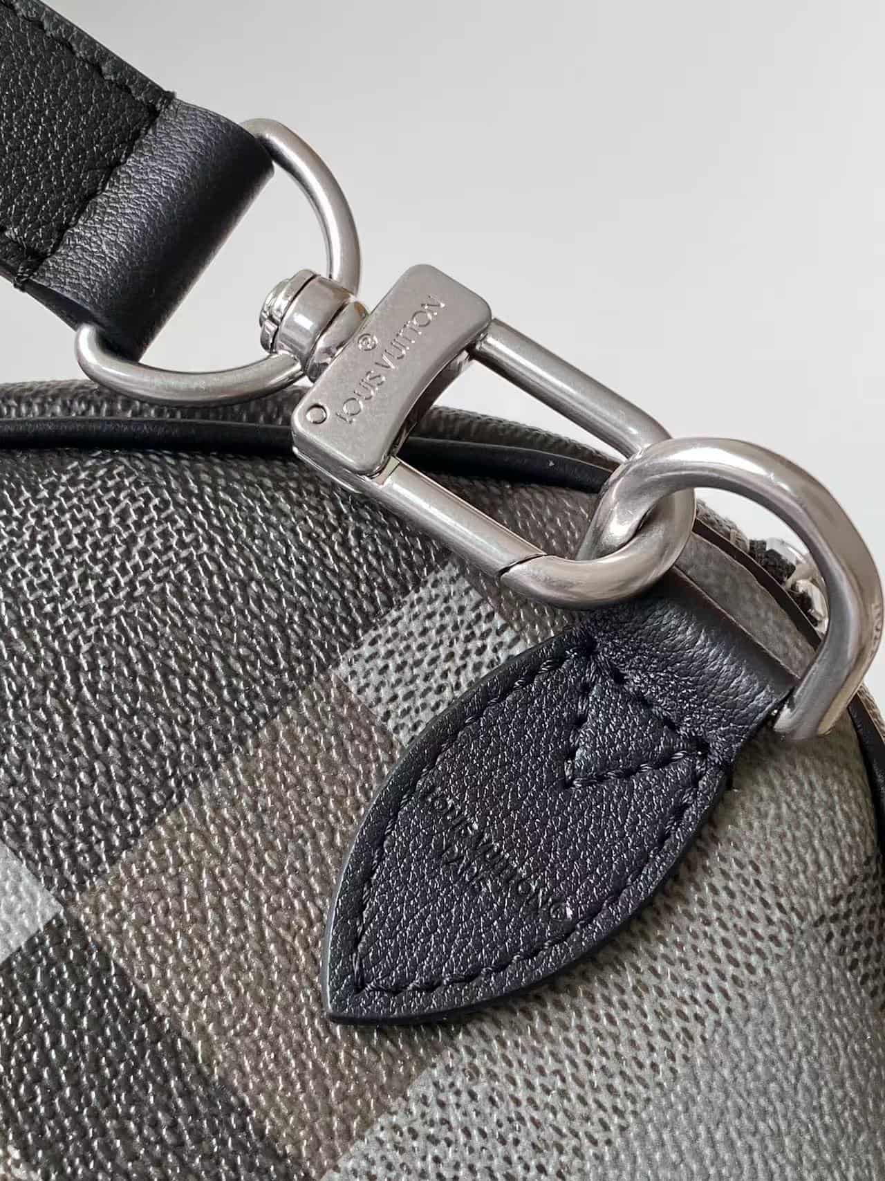 Louis Vuitton Speedy 30 Bandoulière Black Damoflage coated canvas M28977 High