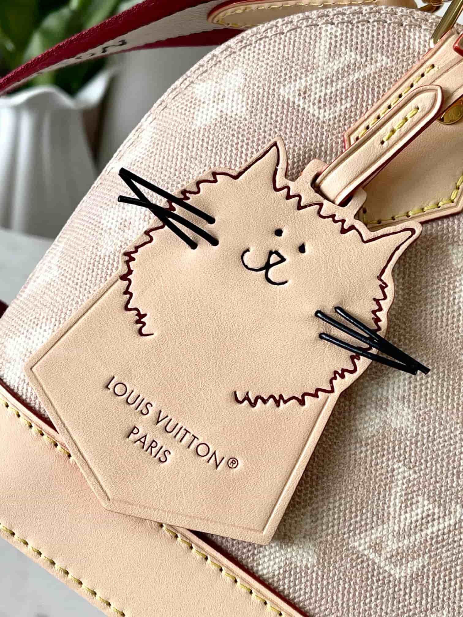 Louis Vuitton Alma BB Meowgram coated canvas M25728 High