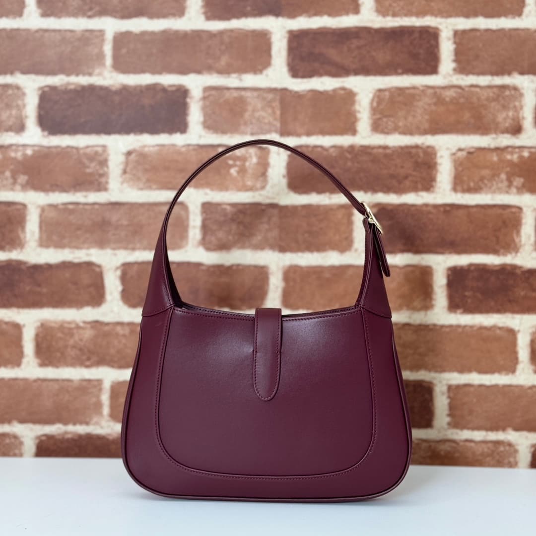 Gucci Jackie 1961 shoulder bag in Rosso Ancora red leather 810232 High