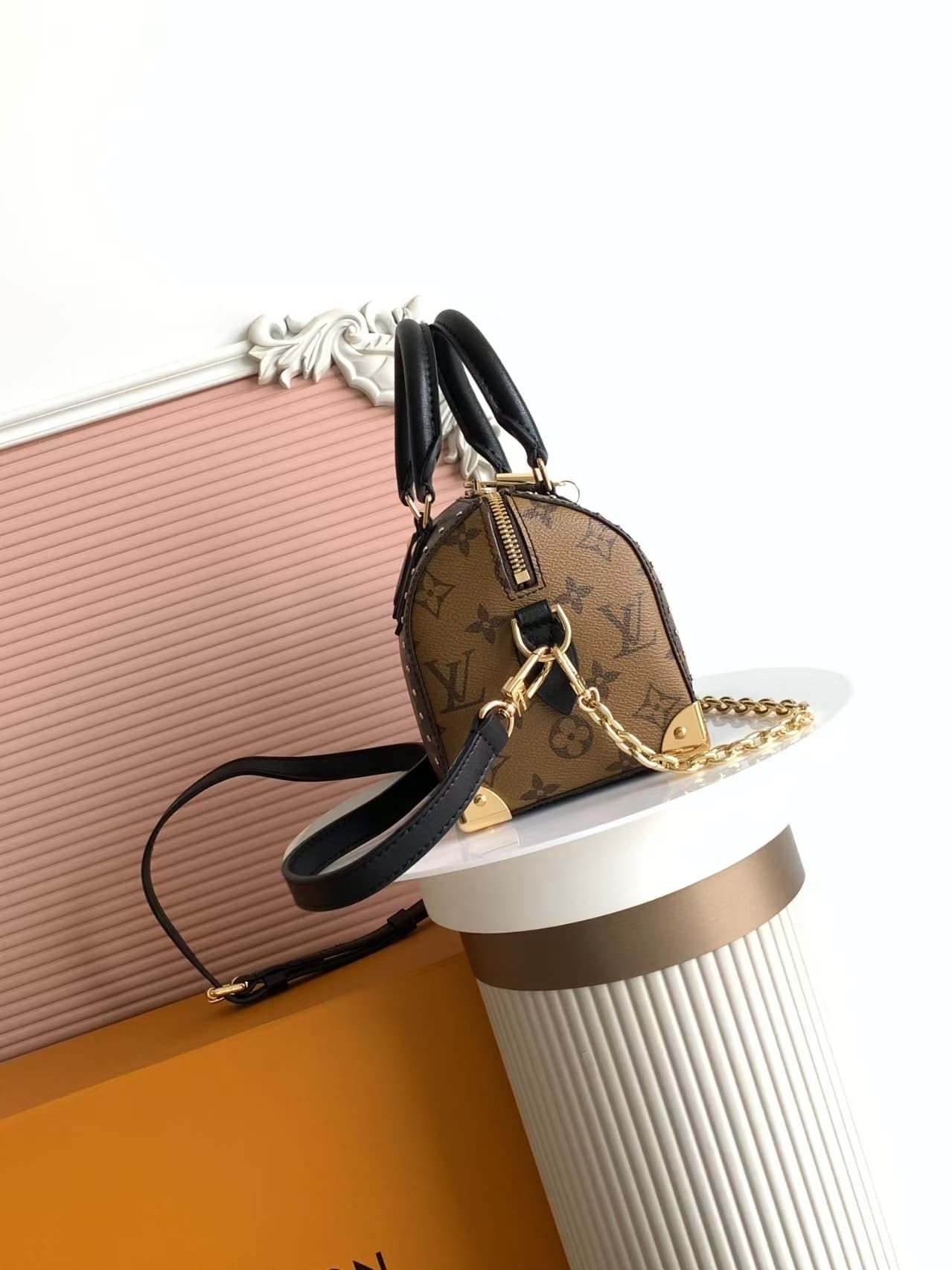 Louis Vuitton Speedy Trunk 20 Monogram canvas M13146 High