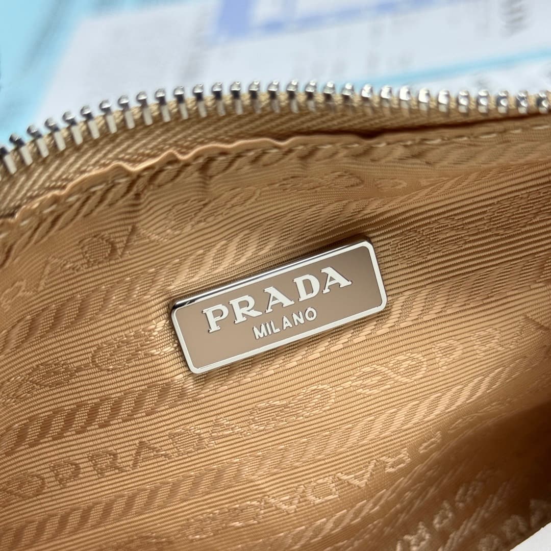 Prada Re-Edition 2005 Nylon bag 1BH204 Beige High
