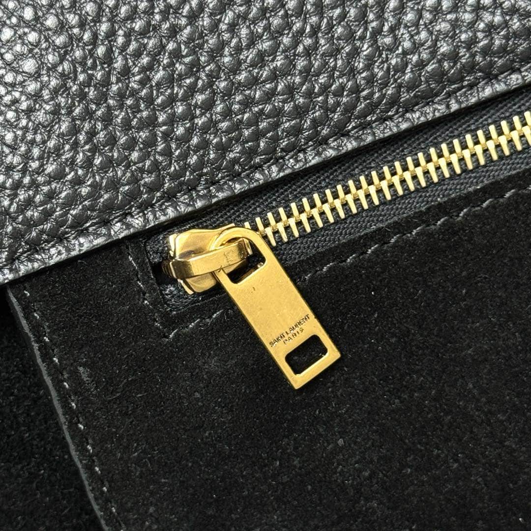 LE 5 À 7 BEA in grained leather 763435 Black TOP