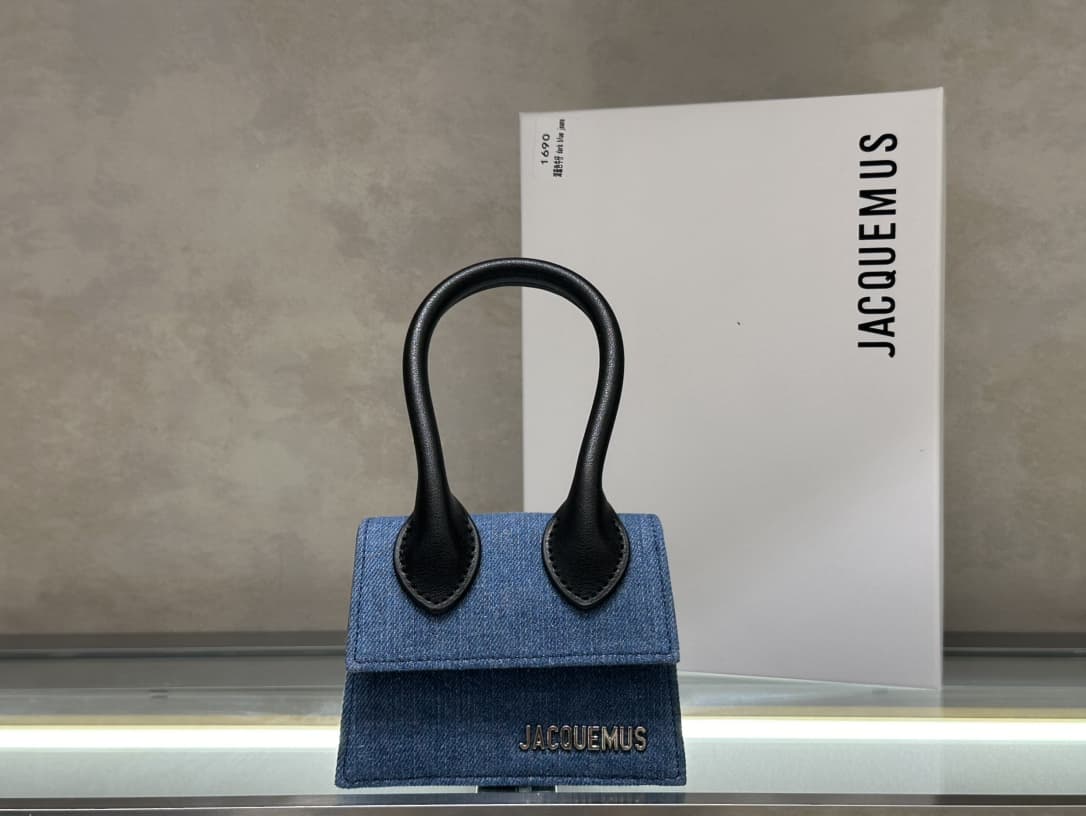 Jacquemus Le Chiquito Denim Bag High