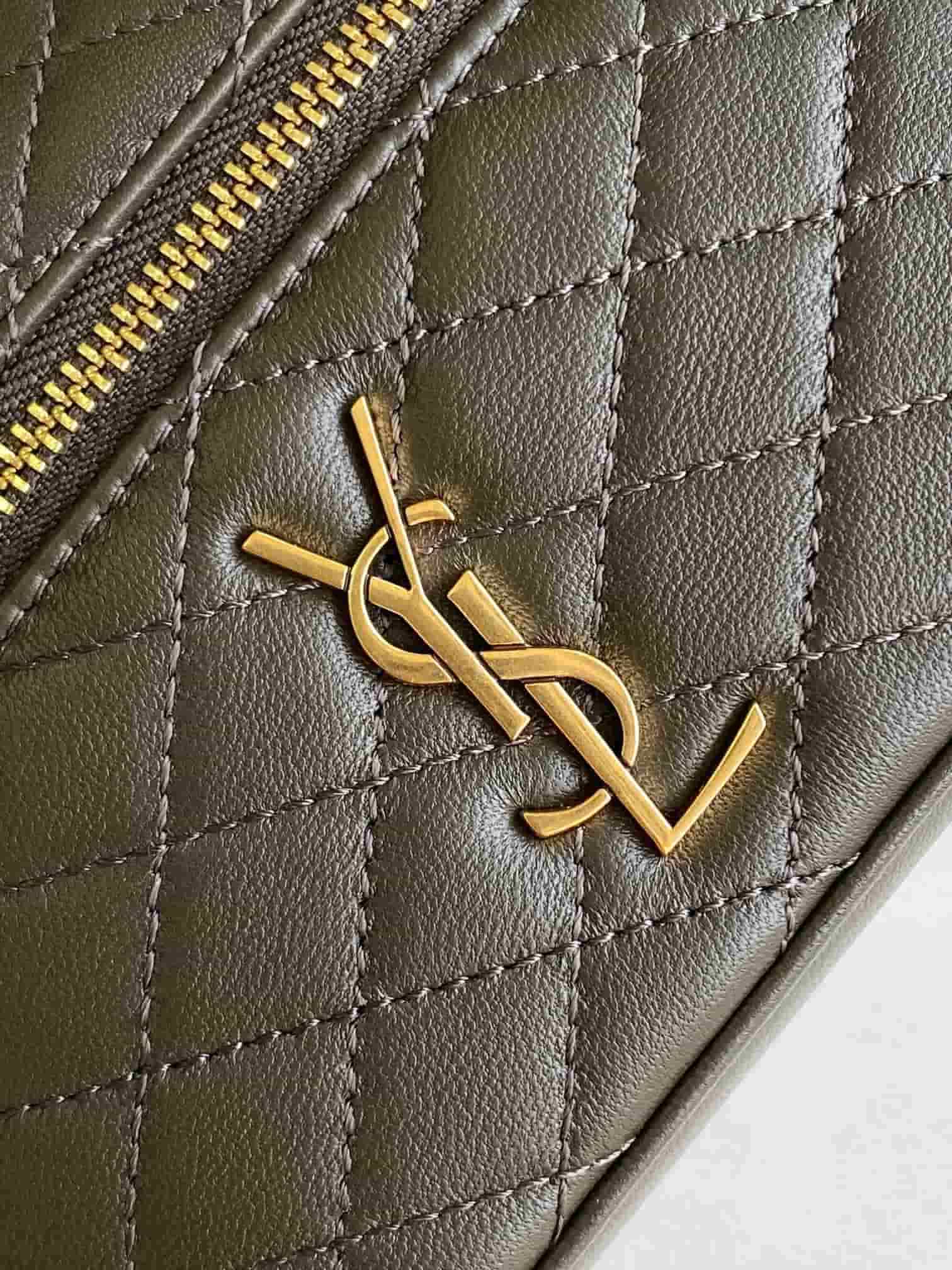 GABY VANITY BAG LAMBSKIN Dark Green High