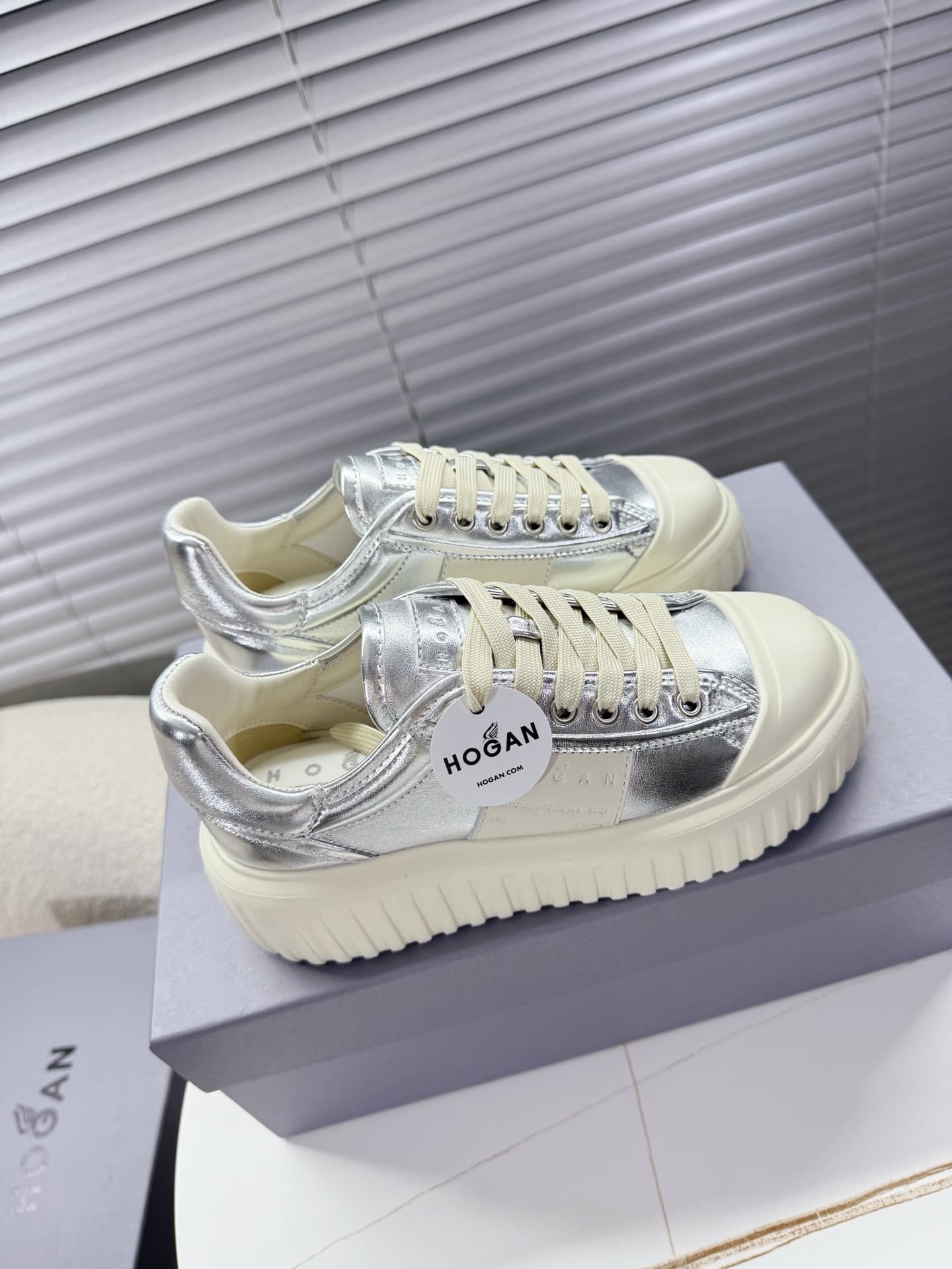 Hogan H-Stripes Sneakers Shoes Men Women