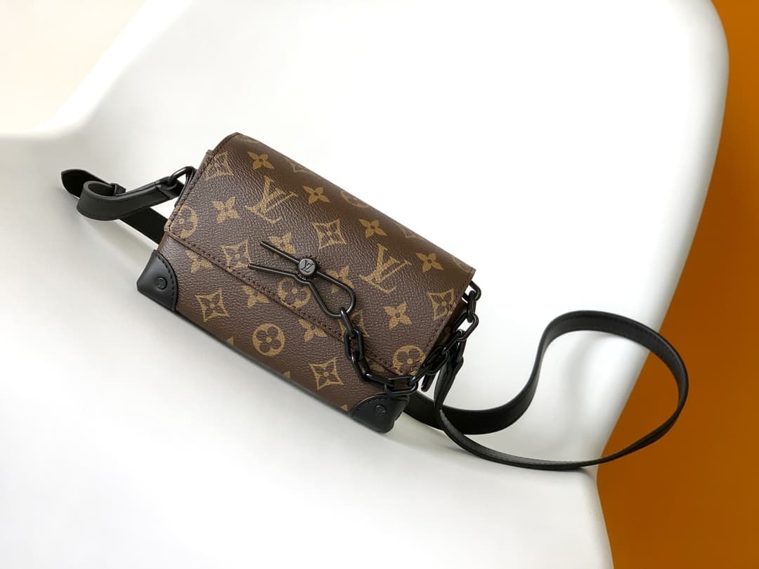 Louis Vuitton Steamer Wearable Wallet Monogram Macassar coated canvas M83613 High
