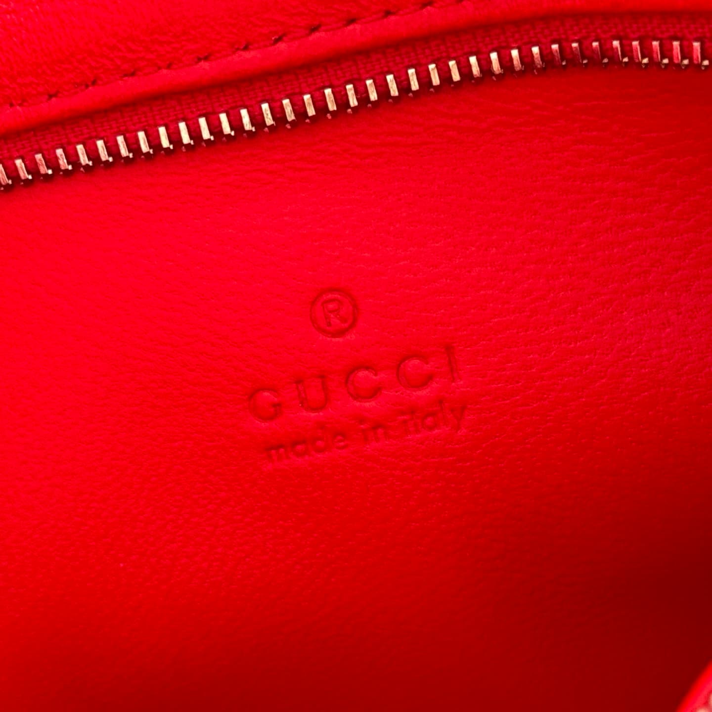 Gucci Jackie Slim medium shoulder bag Red soft grainy leather 863137 High