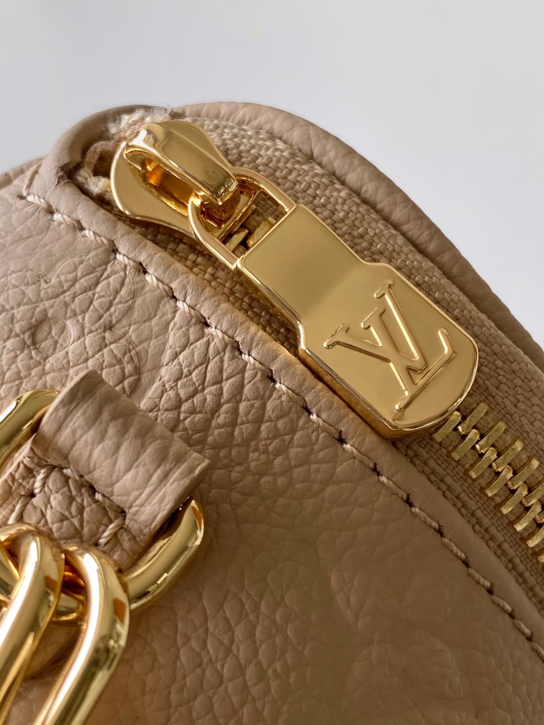 Louis Vuitton Mini Bumbag Sand Monogram Empreinte Leather M14420 High
