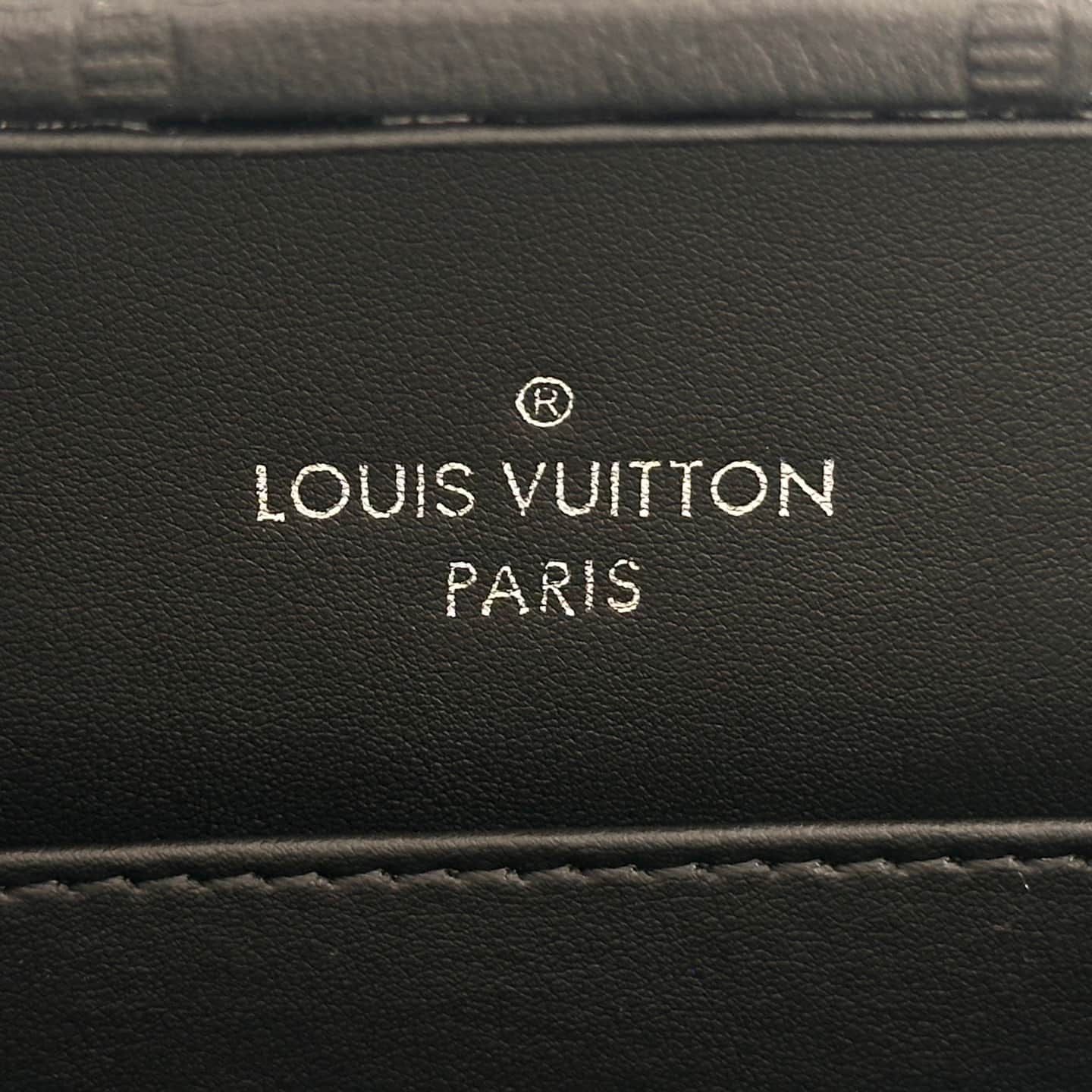 Louis Vuitton Clutch Box Monogram Shadow embossed cowhide leather M12876 High