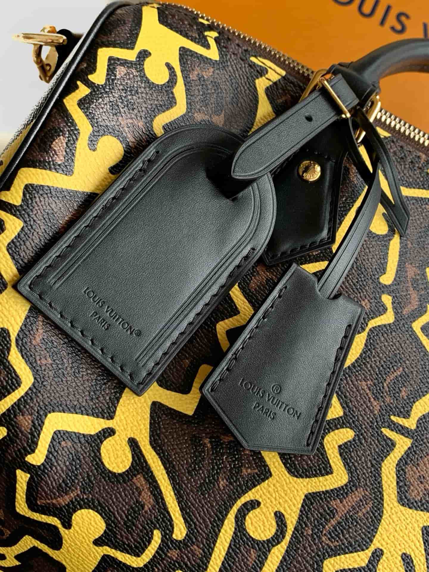 Louis Vuitton  Speedy Soft 30 Monogram Graffiti Art Canvas M15105 High