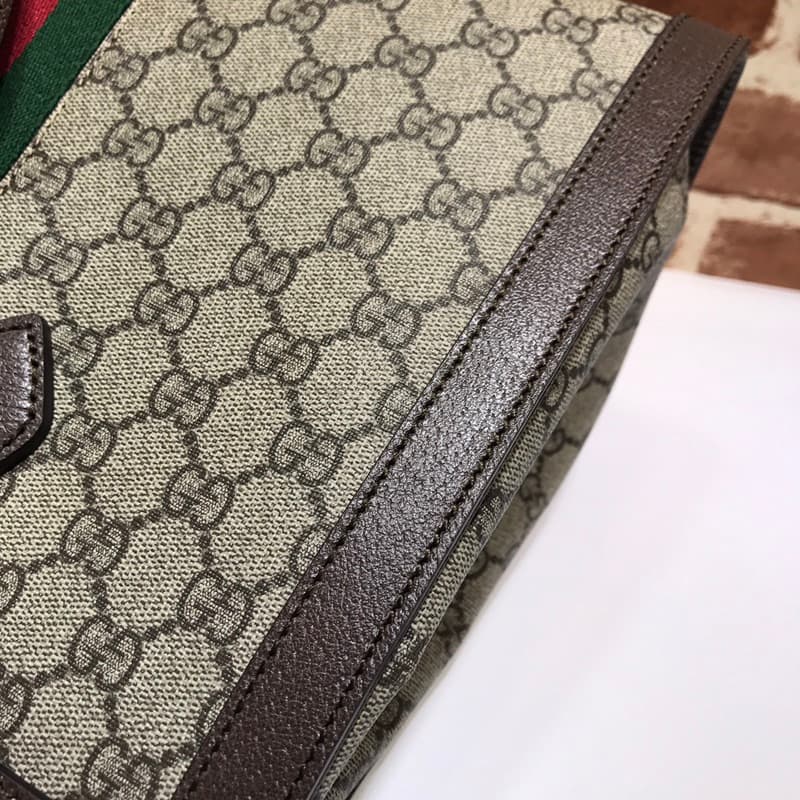 Gucci Ophidia large tote bag Beige/ebony GG Supreme ‎524537  High