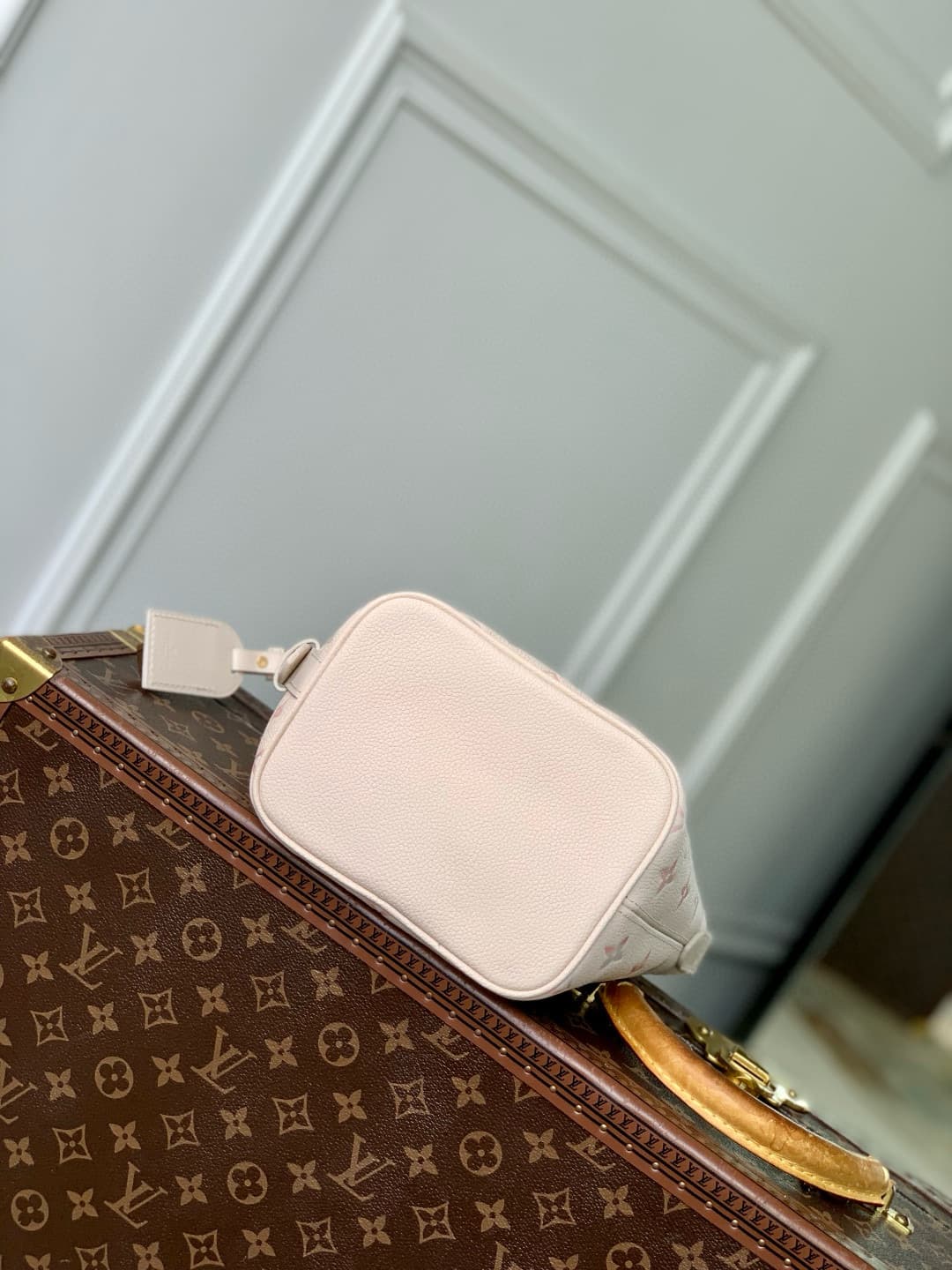 Louis Vuitton All In BB Embossed grained cowhide leather M25673 Dream Cream High