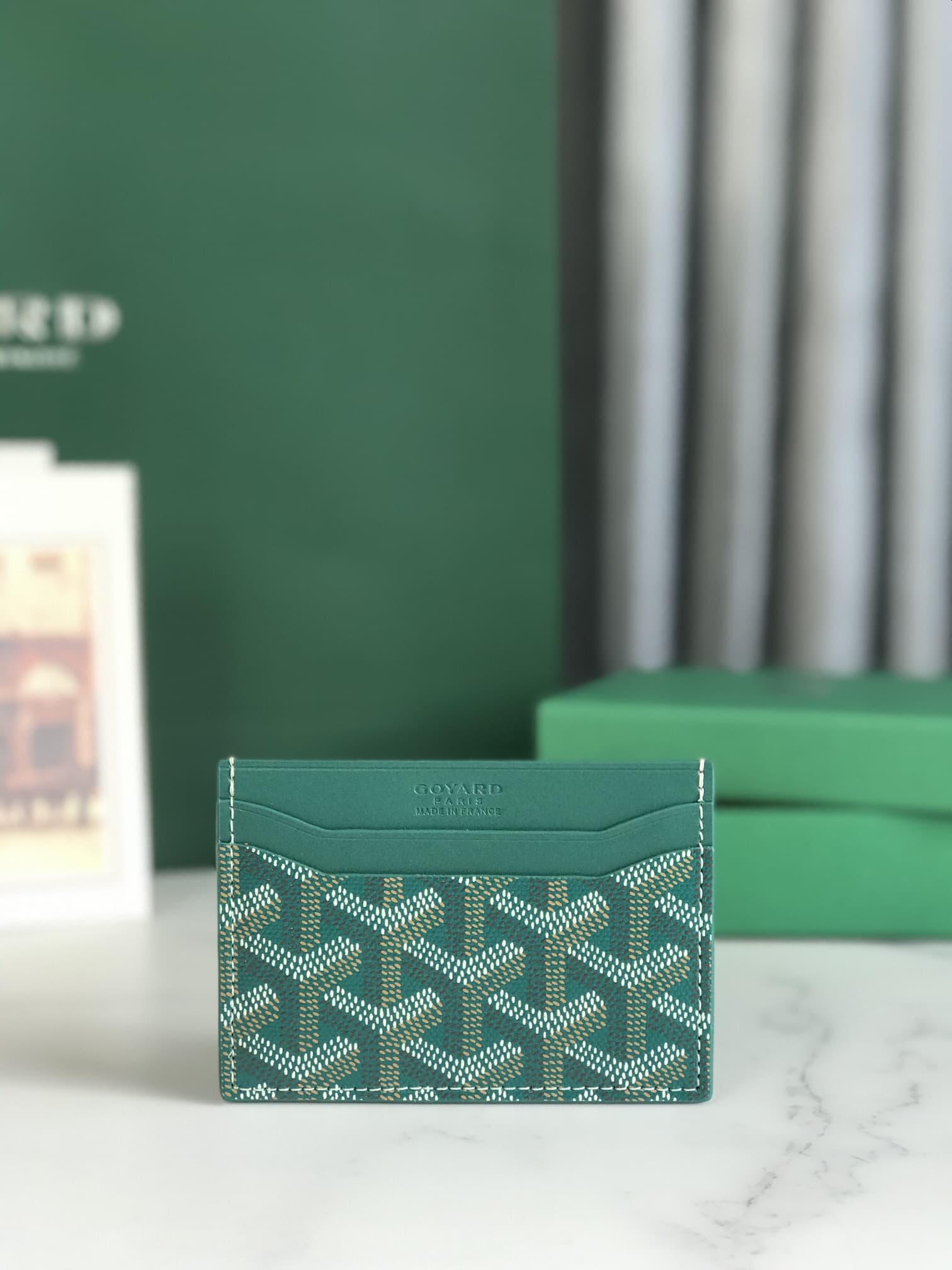 Goyard Saint Sulpice Card Wallet Green High
