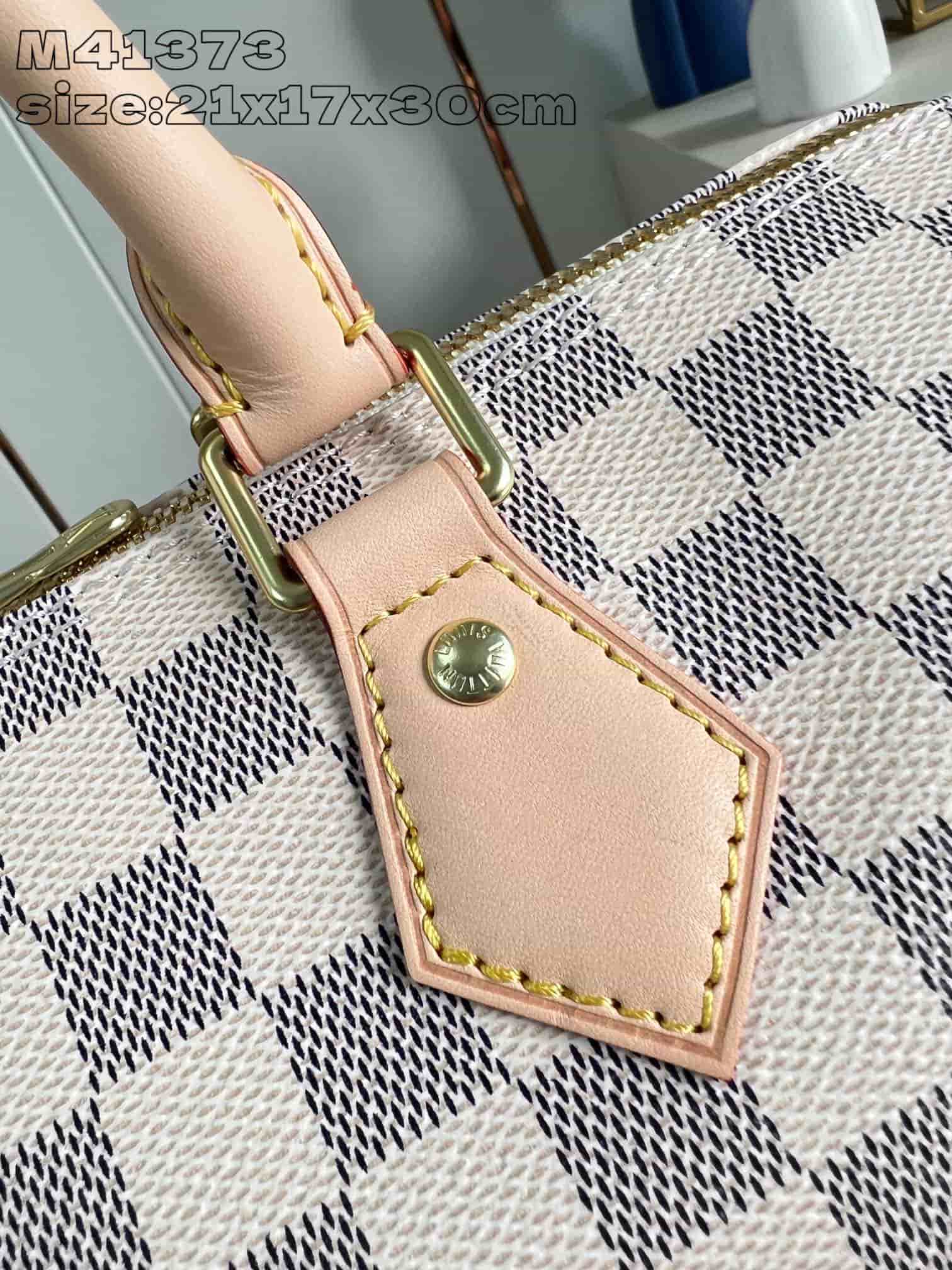 LV Speedy Bandoulière 30 Damier Azur Canvas M41373 High