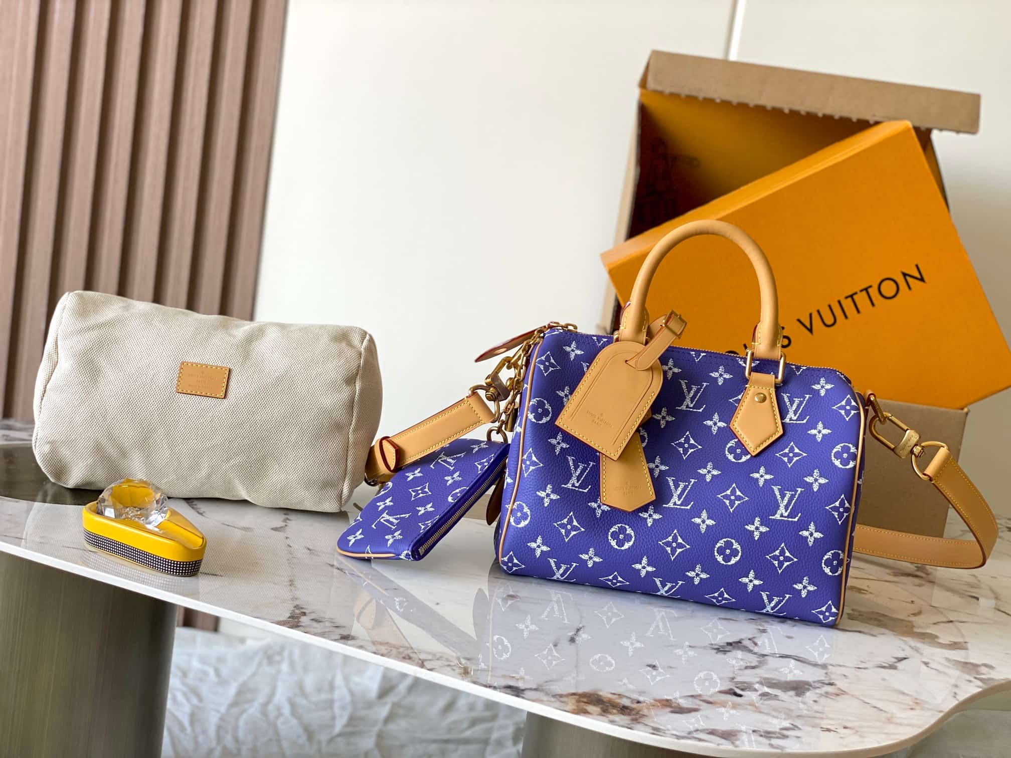 Louis Vuitton Speedy P9 Bandoulière 25 Amethyst Purple Calf leather M11562 TOP