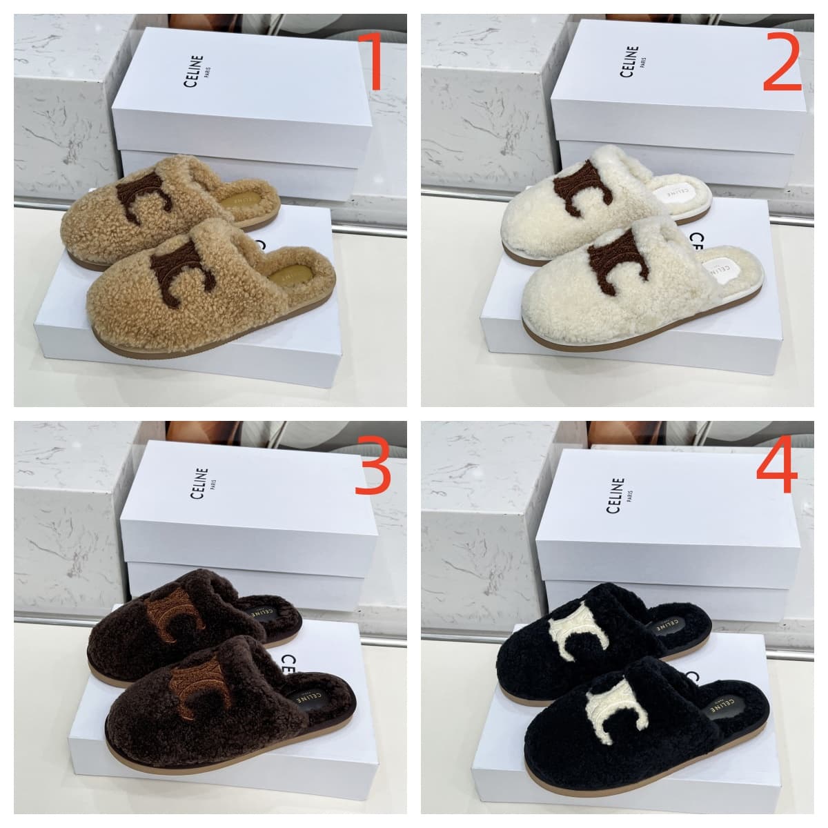 Celine GEORGIA Slide Shoes Women