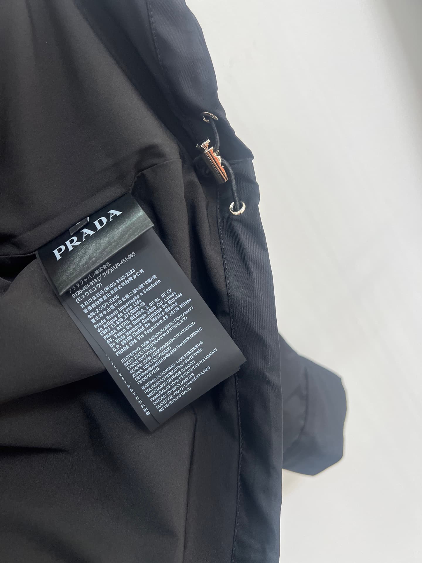 Prada Black Re-Nylon Blouson Jacket