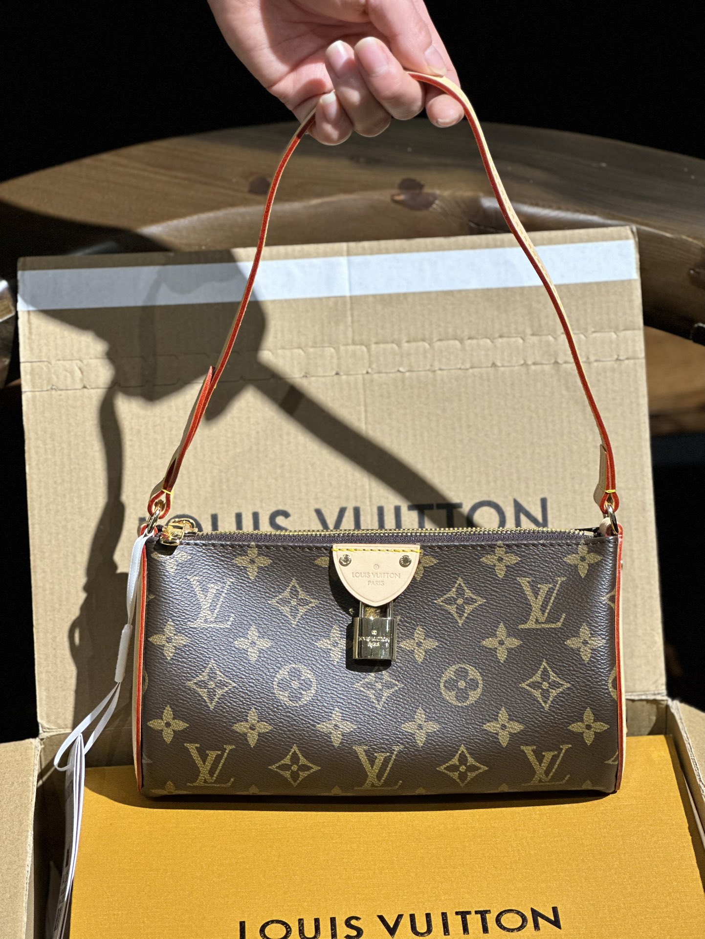 Louis Vuitton Pochette Tirette Monogram coated canvas M12859 High