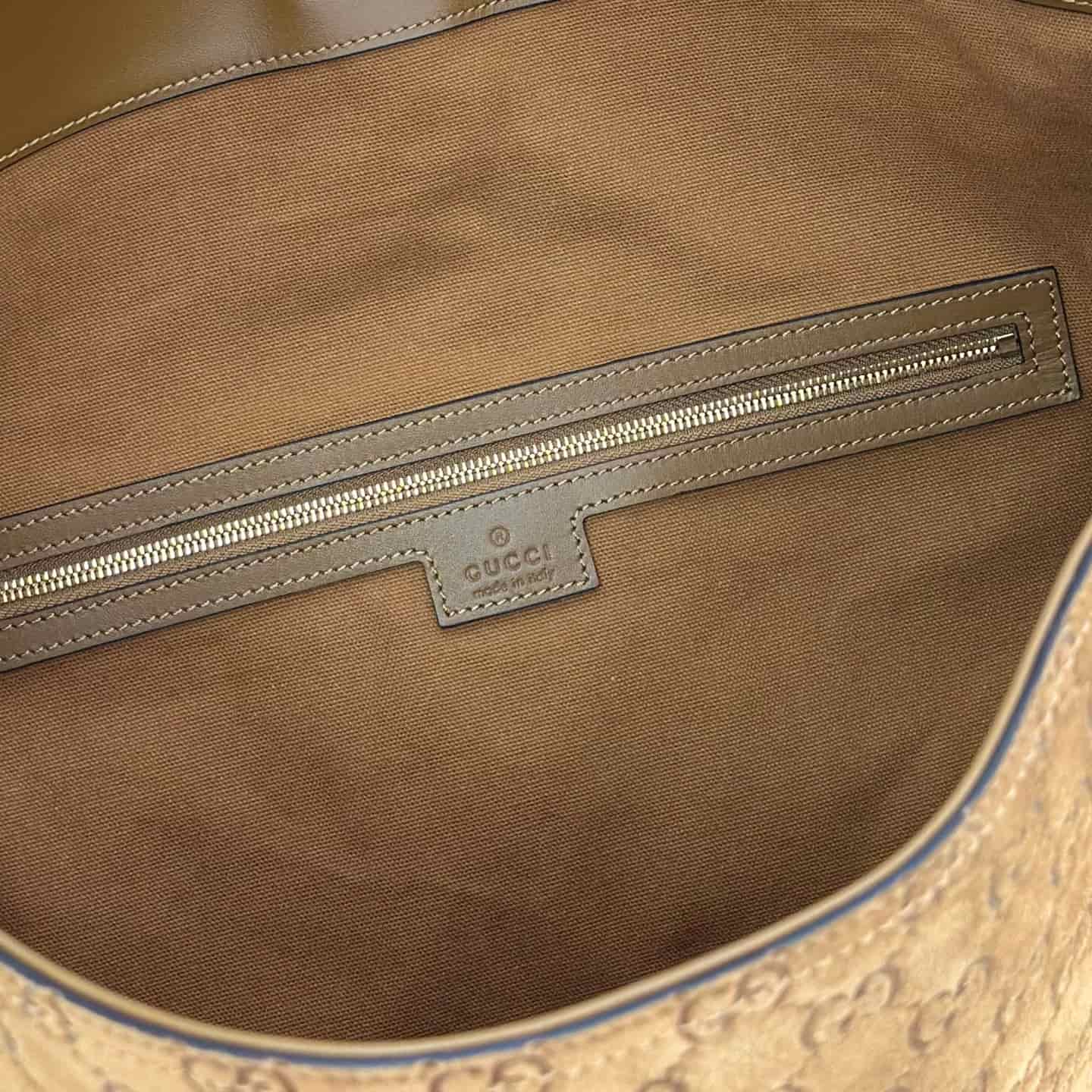 Gucci Beatrix large tote bag 850546 Brown GG Suede High