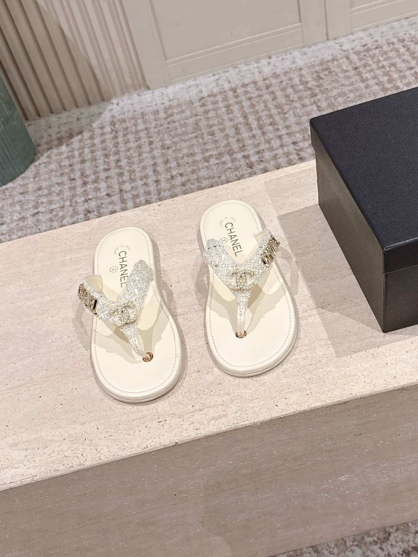 Chanel Thong Sandal Shoes Women