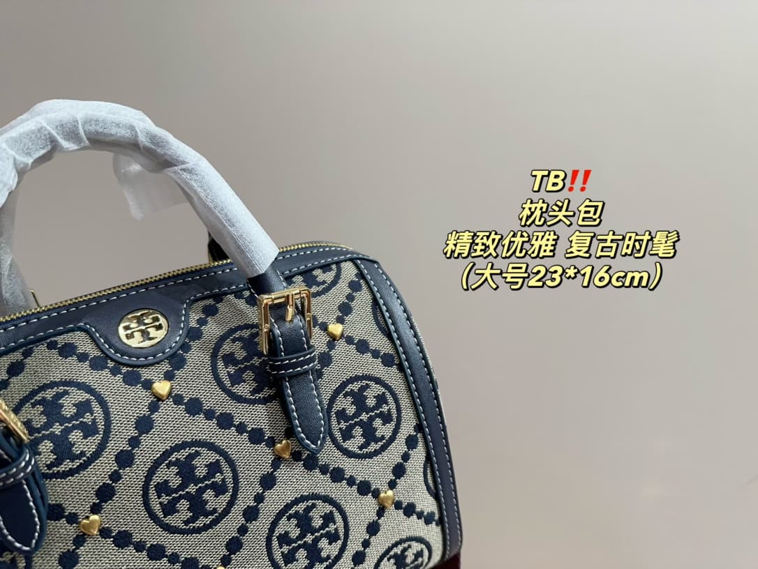 Tory Burch T MONOGRAM BARREL BAG