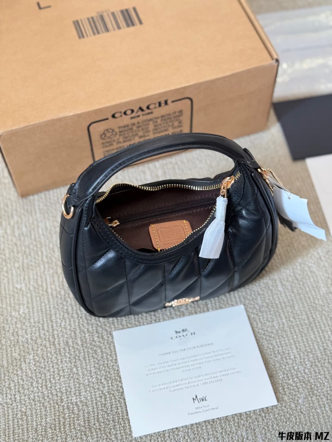 Coach Carmen Mini Crossbody Bag With Quilting