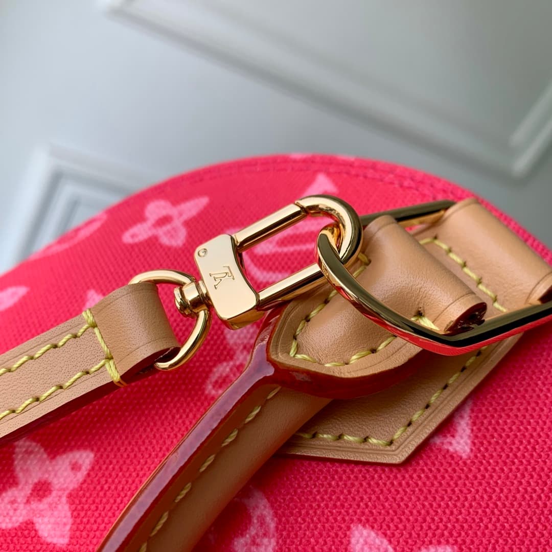 Louis Vuitton Alma BB handbag Monogram canvas in Fuchsia M28272 high