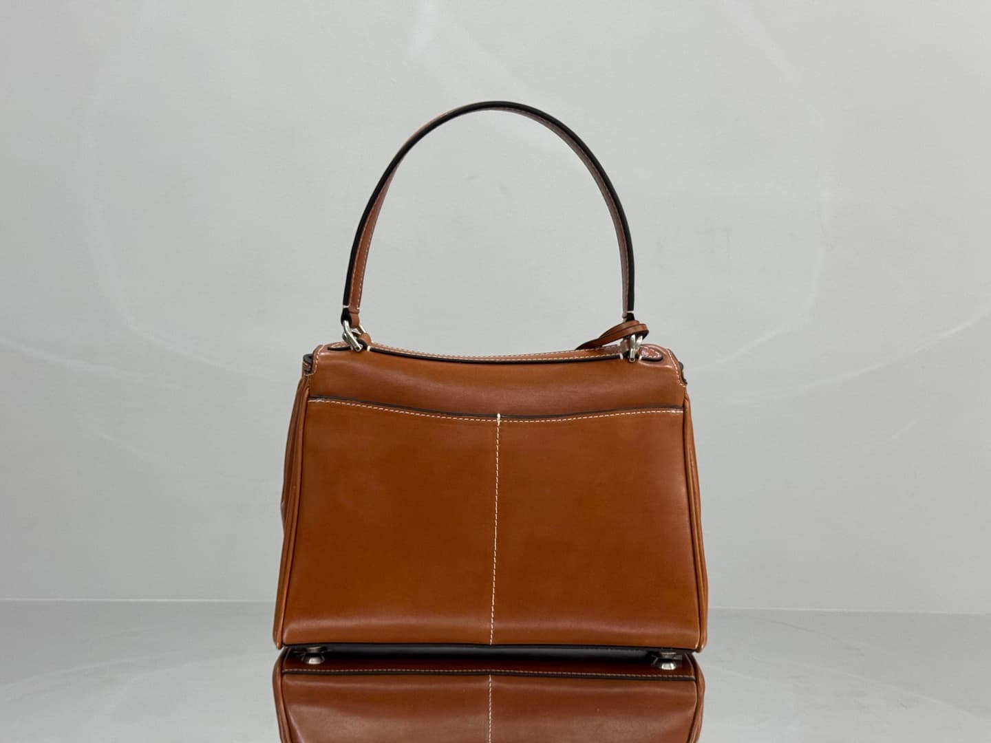 Balenciaga Rodeo Small Bag in Tan Leather With Silver-Tone Metal TOP