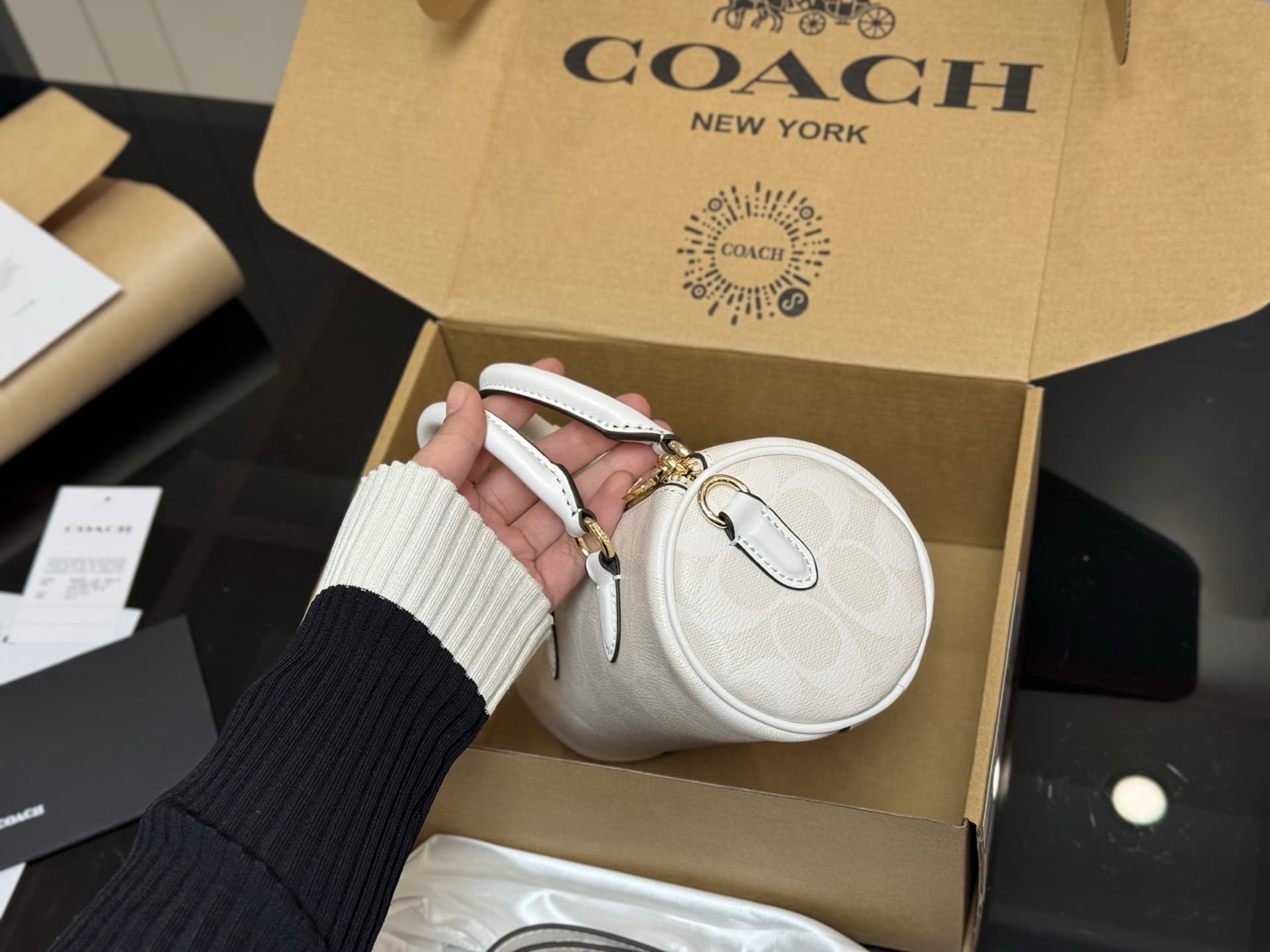 Coach Lacey Crossbody In Signature Canvas