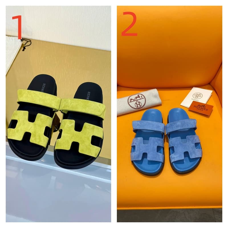 Hermès Chypre braided suede sandals Women Men