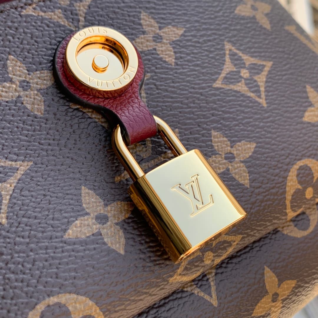 Louis Vuitton Saint Germain BB bag in Monogram canvas M27067 cherry wine High