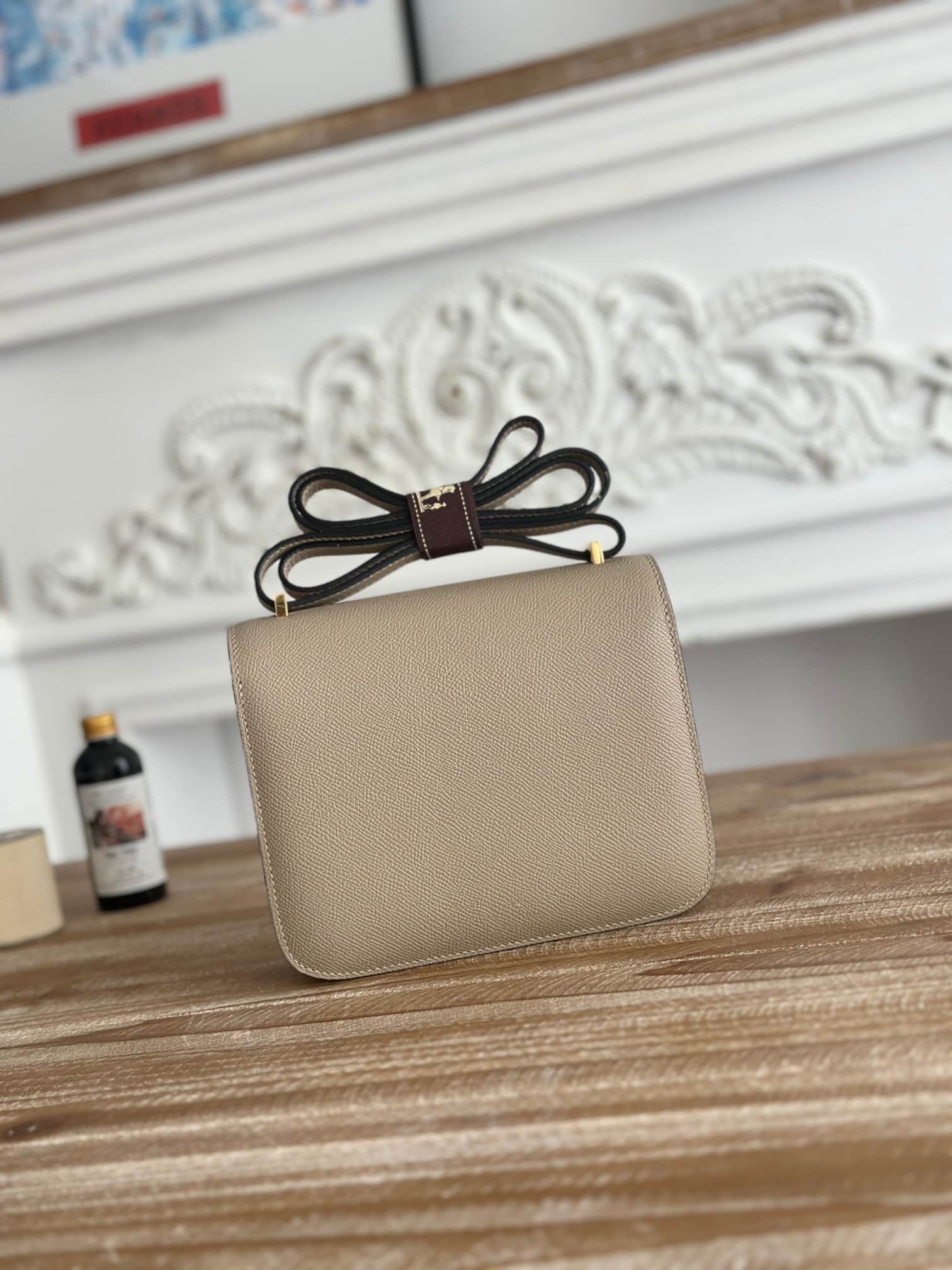 Hermes Mini Constance 18cm Epsom Bag WAX Trench High